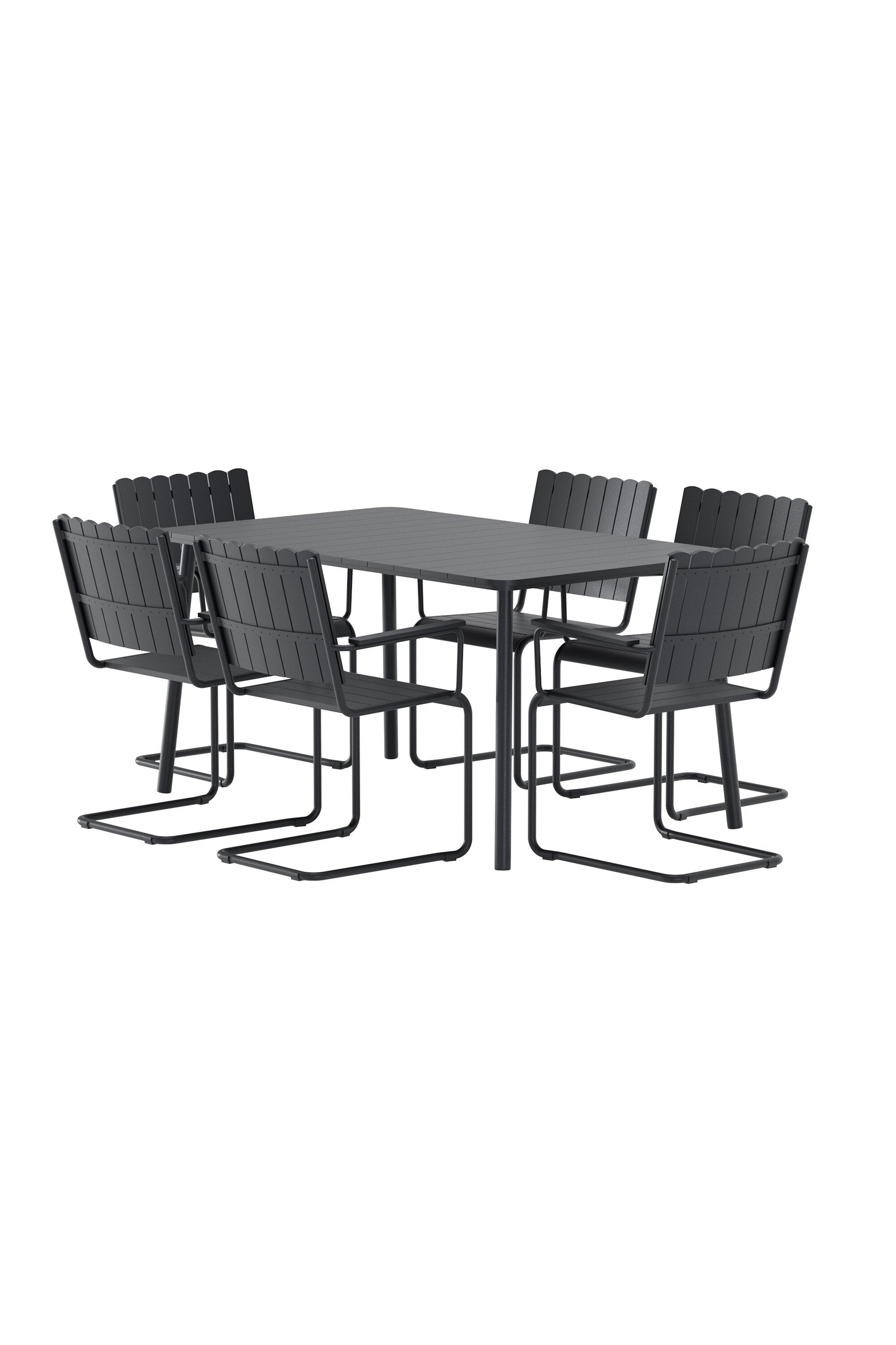 Holmsund Essgruppe in präsentiert im Onlineshop von KAQTU Design AG. Gartentischset ist von Venture Home