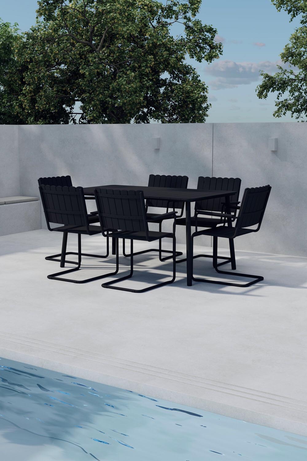 Holmsund Essgruppe in präsentiert im Onlineshop von KAQTU Design AG. Gartentischset ist von Venture Home