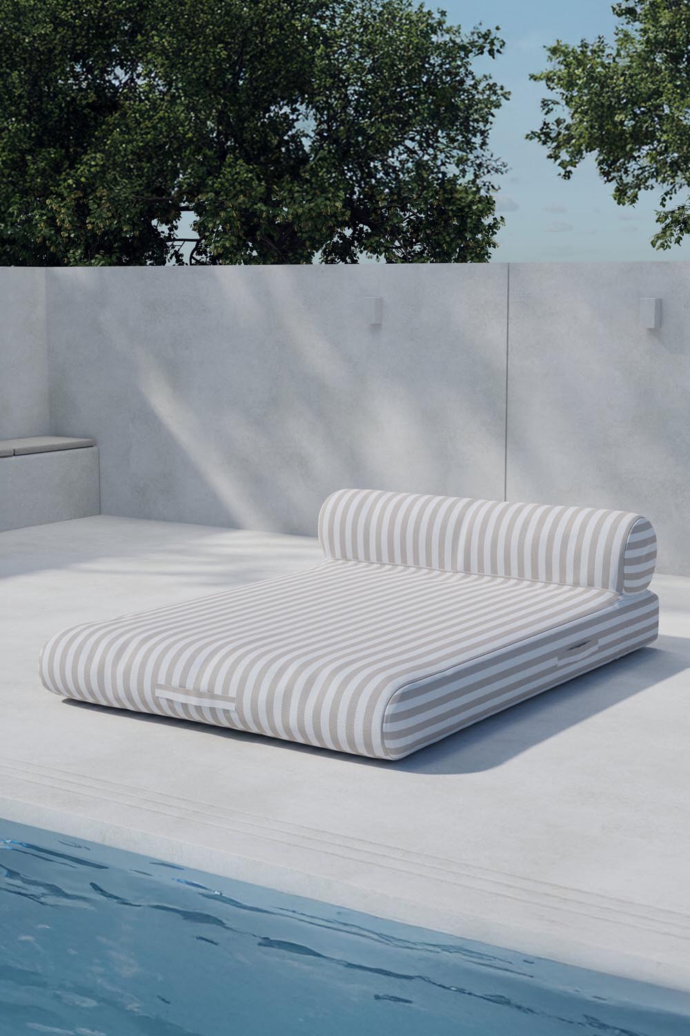 Redang Sonnenliege in Beige präsentiert im Onlineshop von KAQTU Design AG. Liegestuhl ist von Venture Home