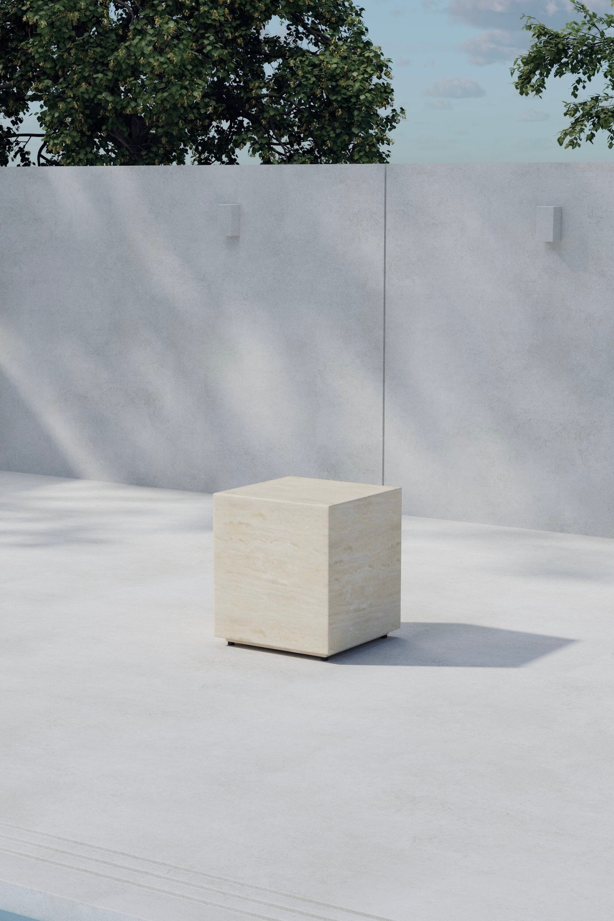 Lissabon Beistelltisch in Beige präsentiert im Onlineshop von KAQTU Design AG. Beistelltisch ist von Venture Home