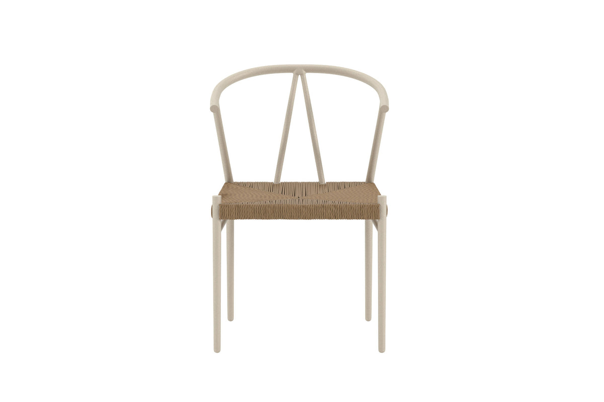Alfons Esszimmerstuhl in Beige präsentiert im Onlineshop von KAQTU Design AG. Stuhl ist von Venture Home