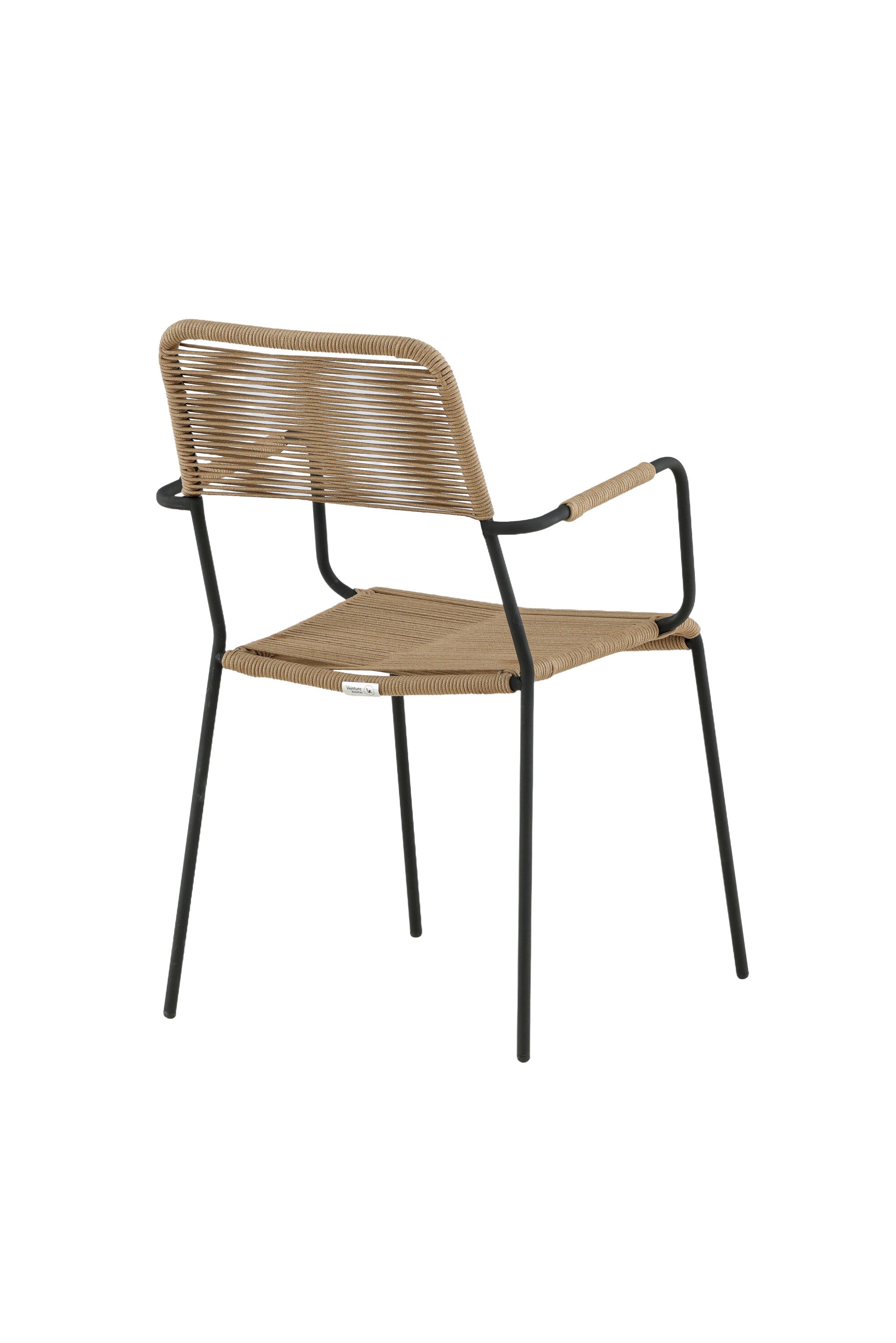 Lindos Loungestuhl in Braun präsentiert im Onlineshop von KAQTU Design AG. Outdoor-Sessel ist von Venture Home