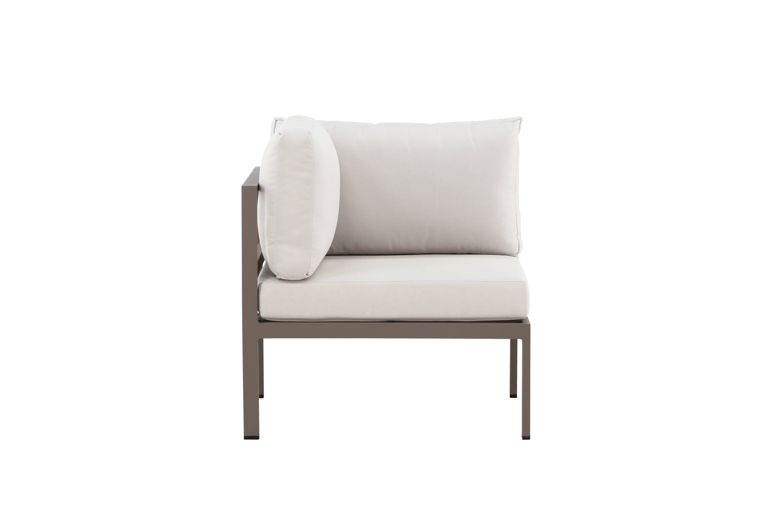 Stilvolles Eckmodul des Copacabana Sofas von Venture Home, ideal für entspannte Stunden im Freien und moderne Lounge-Bereiche.