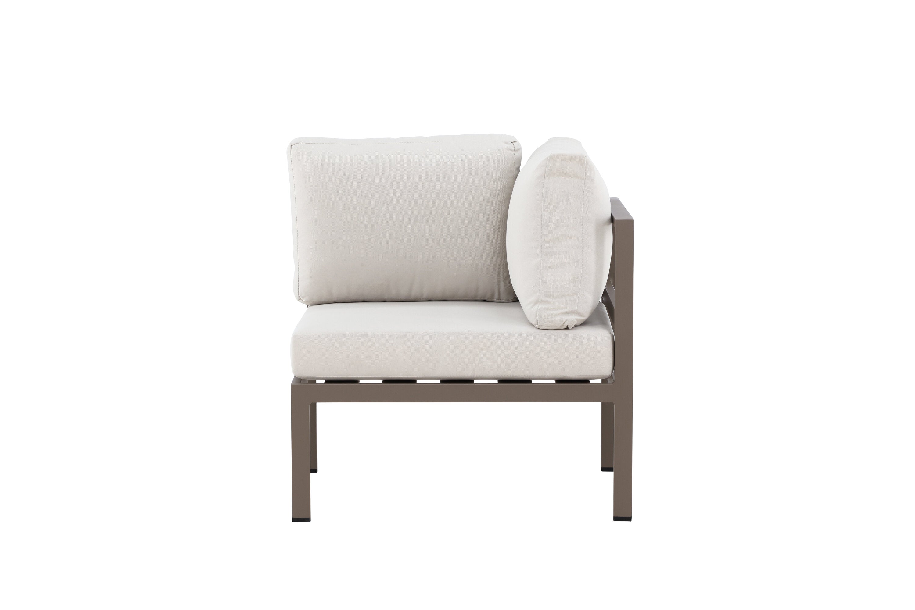 Elegantes Eckmodul des Copacabana Sofas von Venture Home, perfekt für gemütliche Lounges und stilvolle Außenbereiche.