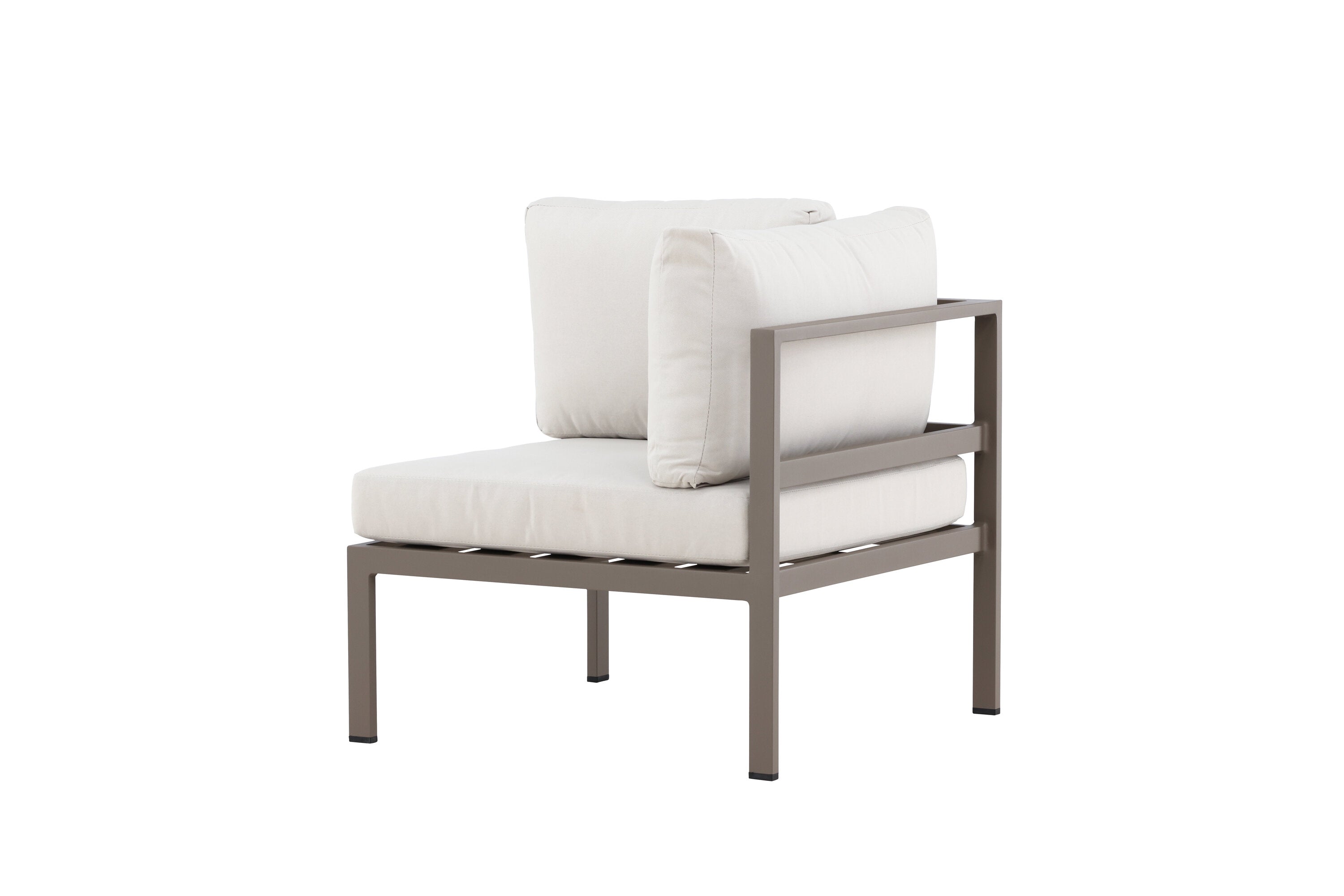 Modernes Eckmodul des Copacabana Sofas von Venture Home, ideal für entspannte Stunden im Freien oder im Wohnzimmer.