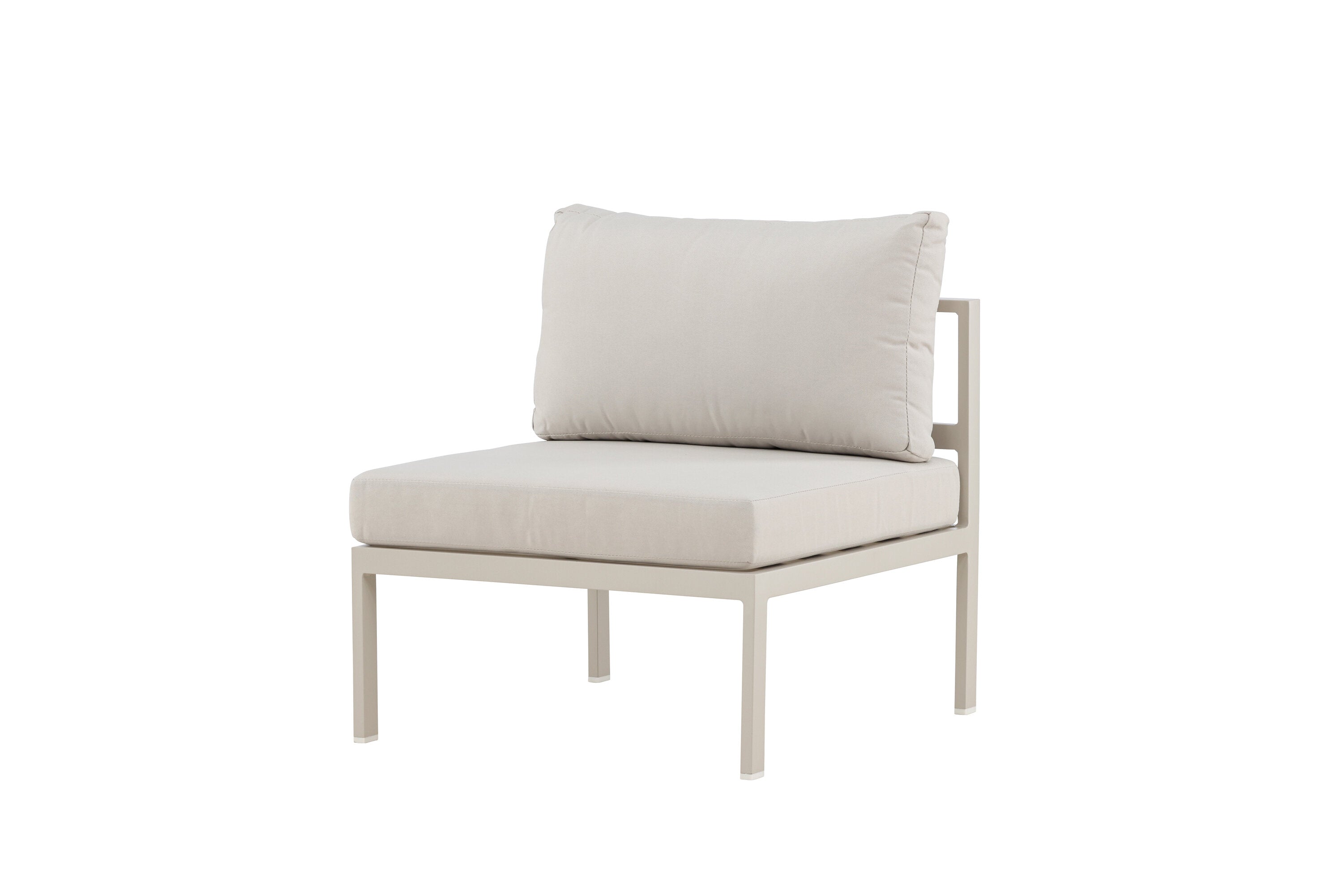 Beige Mittelmodul des Copacabana Sofas von Venture Home, ideal für stilvolle Lounges und gemütliche Zusammenkünfte.