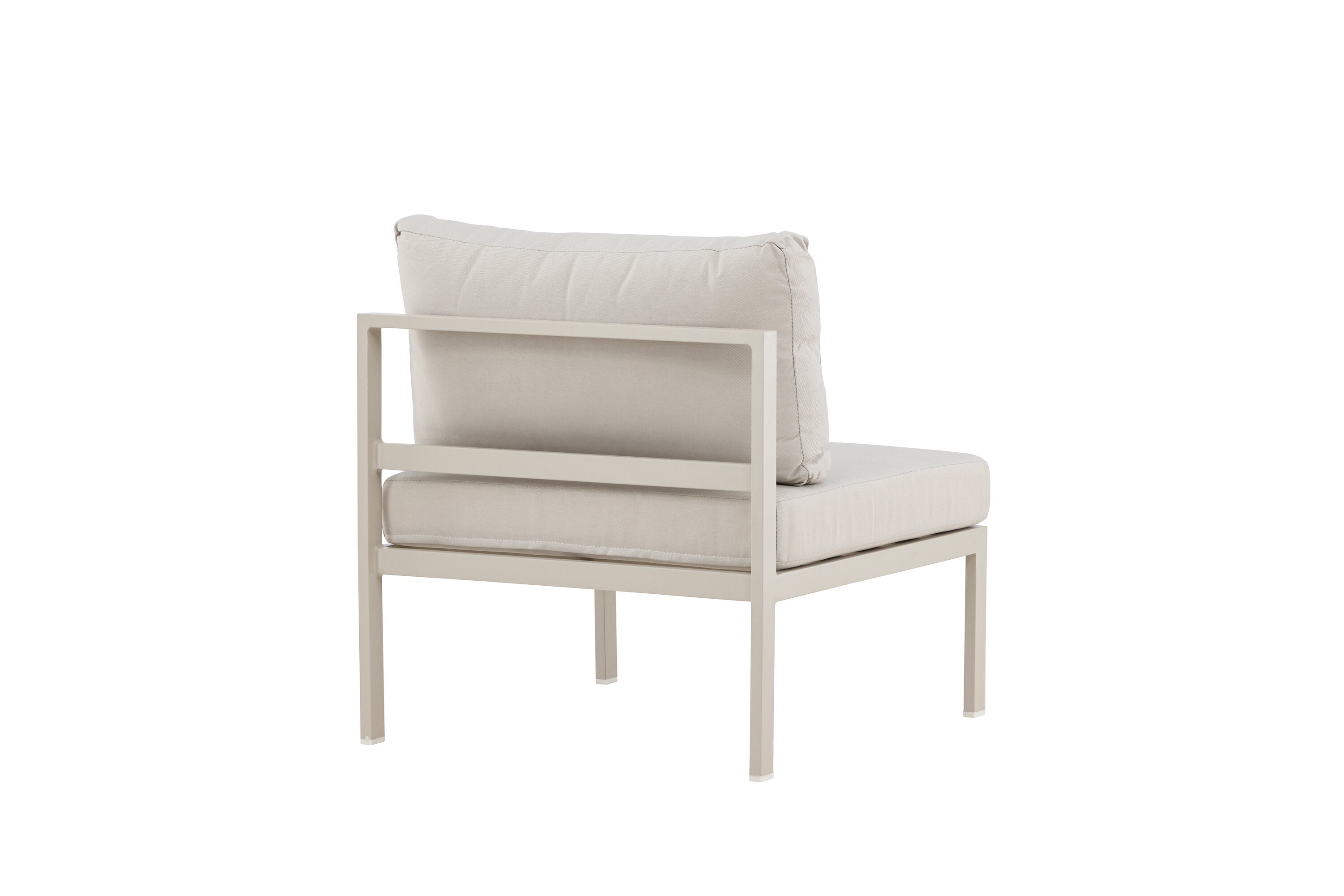 Beige Mittelmodul des Copacabana Sofas von Venture Home, ideal für stilvolle Lounges und gesellige Zusammenkünfte.