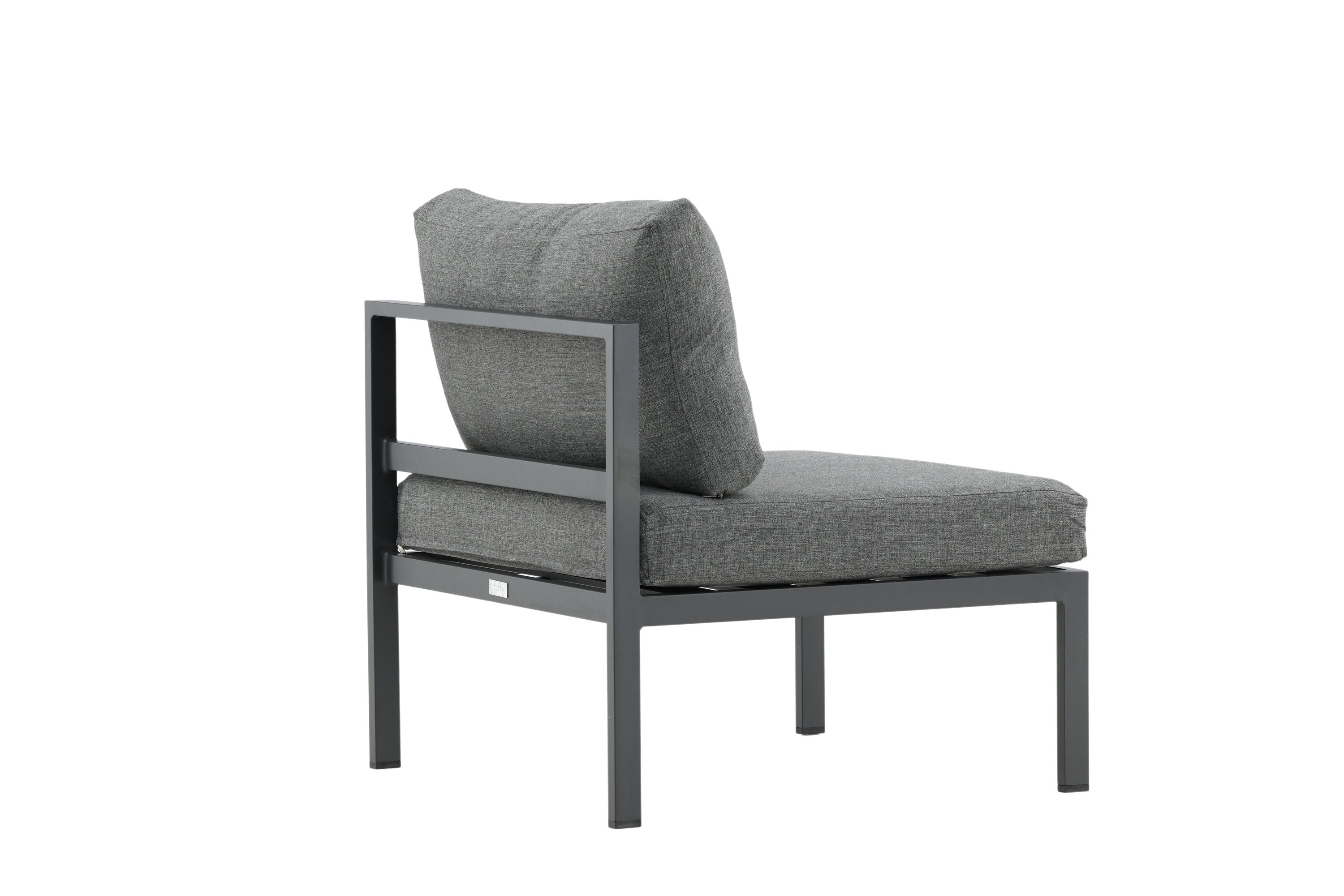 Schwarzes Mittelmodul des Copacabana Sofas von Venture Home, perfekt für moderne Lounge-Umgebungen und stilvolle Wohnkonzepte.