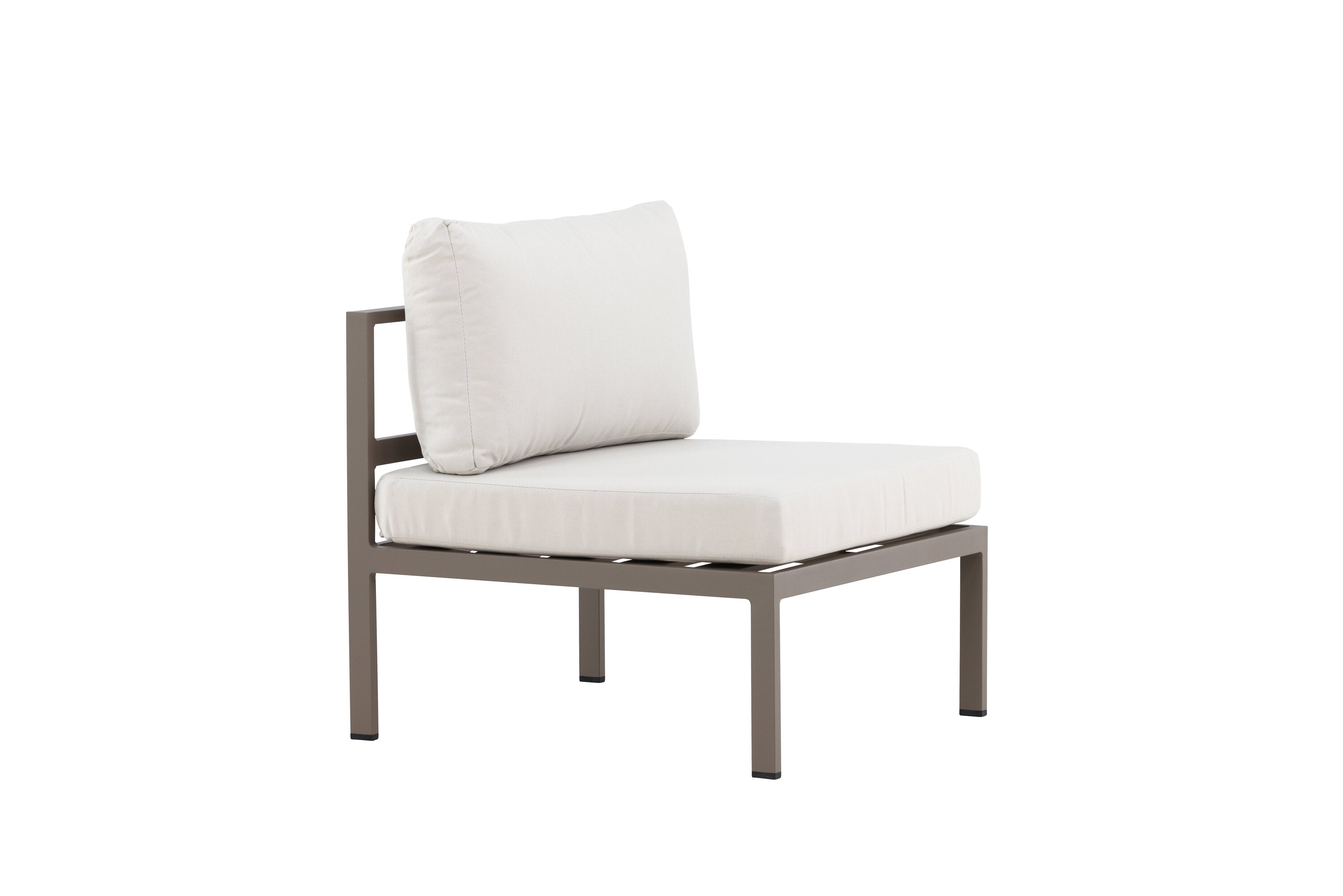 Stilvolles Mittelmodul des Copacabana Sofas in warmem Braun, perfekt für entspannte Lounge-Atmosphäre von Venture Home.
