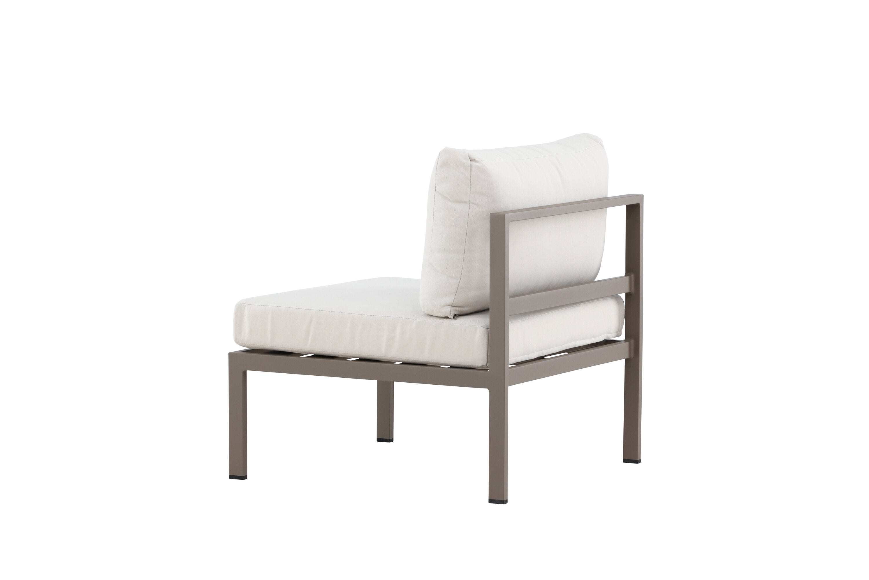 Stilvolles Mittelmodul des Copacabana Sofas in warmem Braun, perfekt für entspannte Lounge-Atmosphäre von Venture Home.