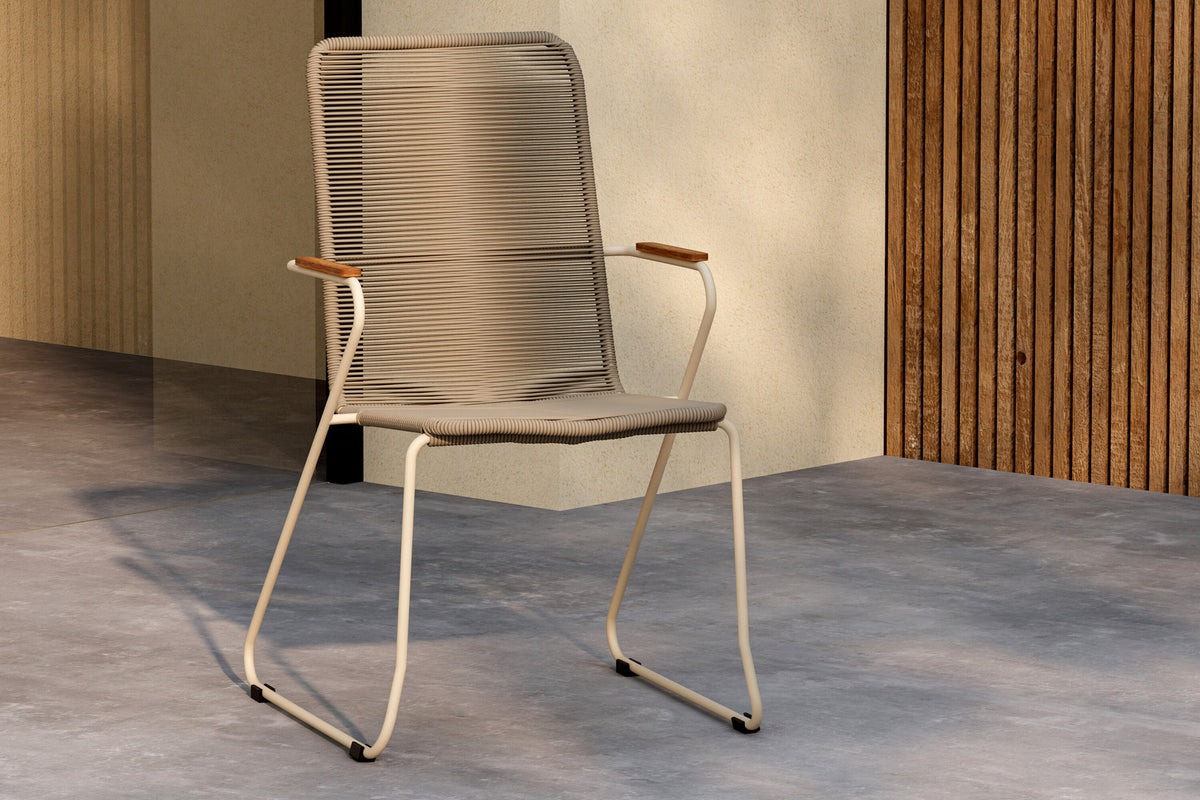 Bois Esszimmerstuhl in Beige präsentiert im Onlineshop von KAQTU Design AG. Stuhl ist von Venture Home