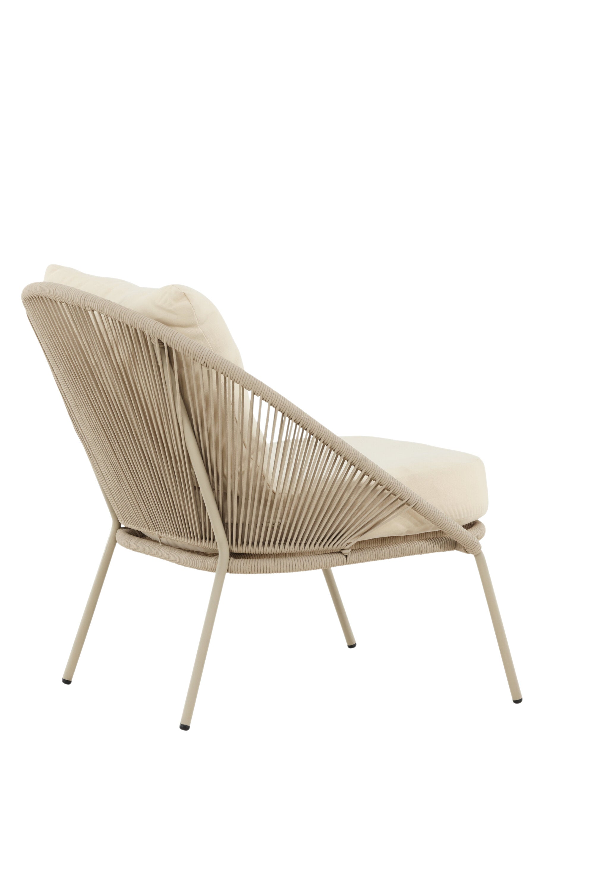 Lindos Loungestuhl in Beige präsentiert im Onlineshop von KAQTU Design AG. Outdoor-Sessel ist von Venture Home