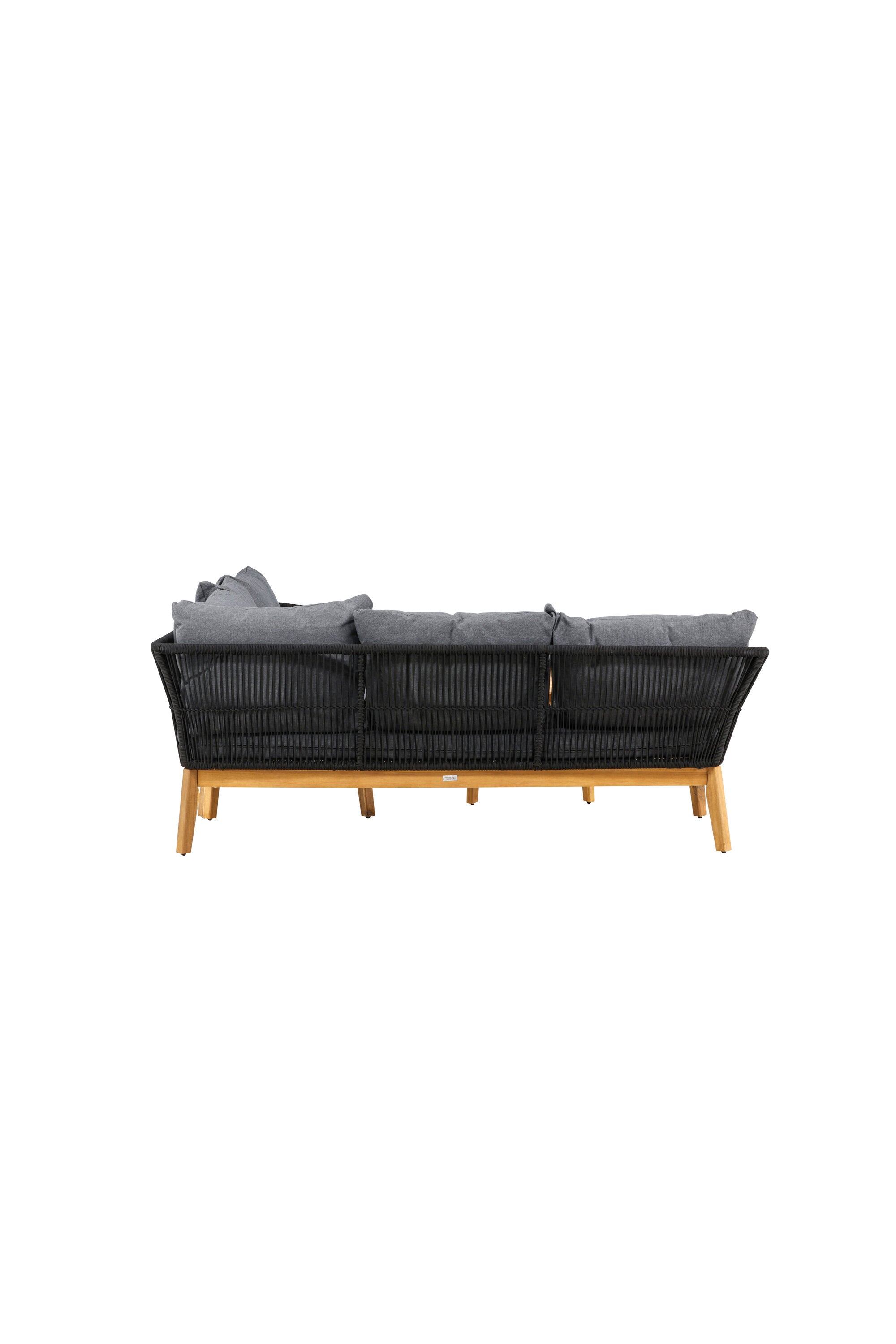 Chania Ecksofa-Set in Schwarz präsentiert im Onlineshop von KAQTU Design AG. Loungeset ist von Venture Home