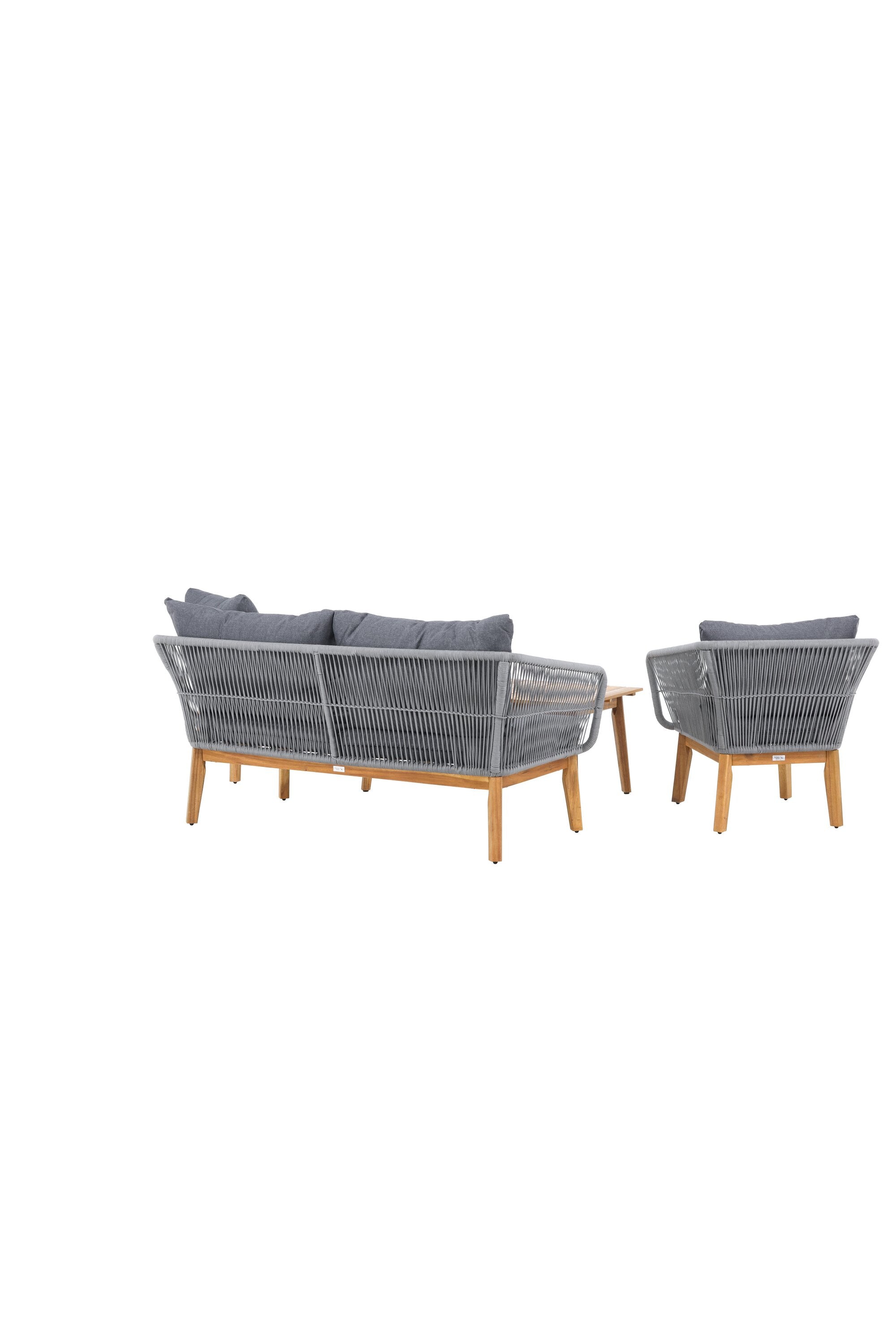 Chania Sofa-Set in Grau präsentiert im Onlineshop von KAQTU Design AG. Loungeset ist von Venture Home