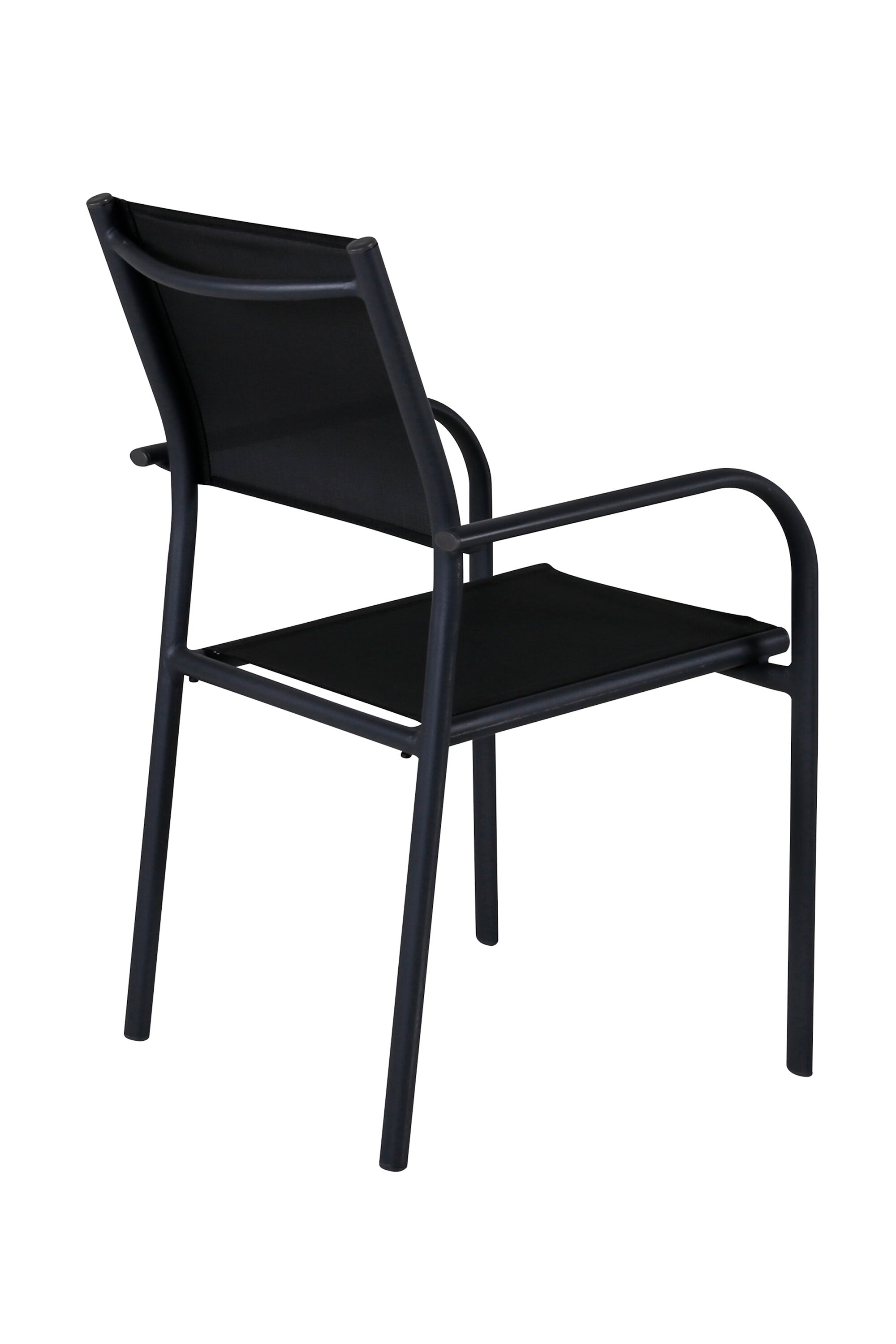Santorini Sessel in Schwarz präsentiert im Onlineshop von KAQTU Design AG. Sessel mit Armlehnen ist von Venture Home