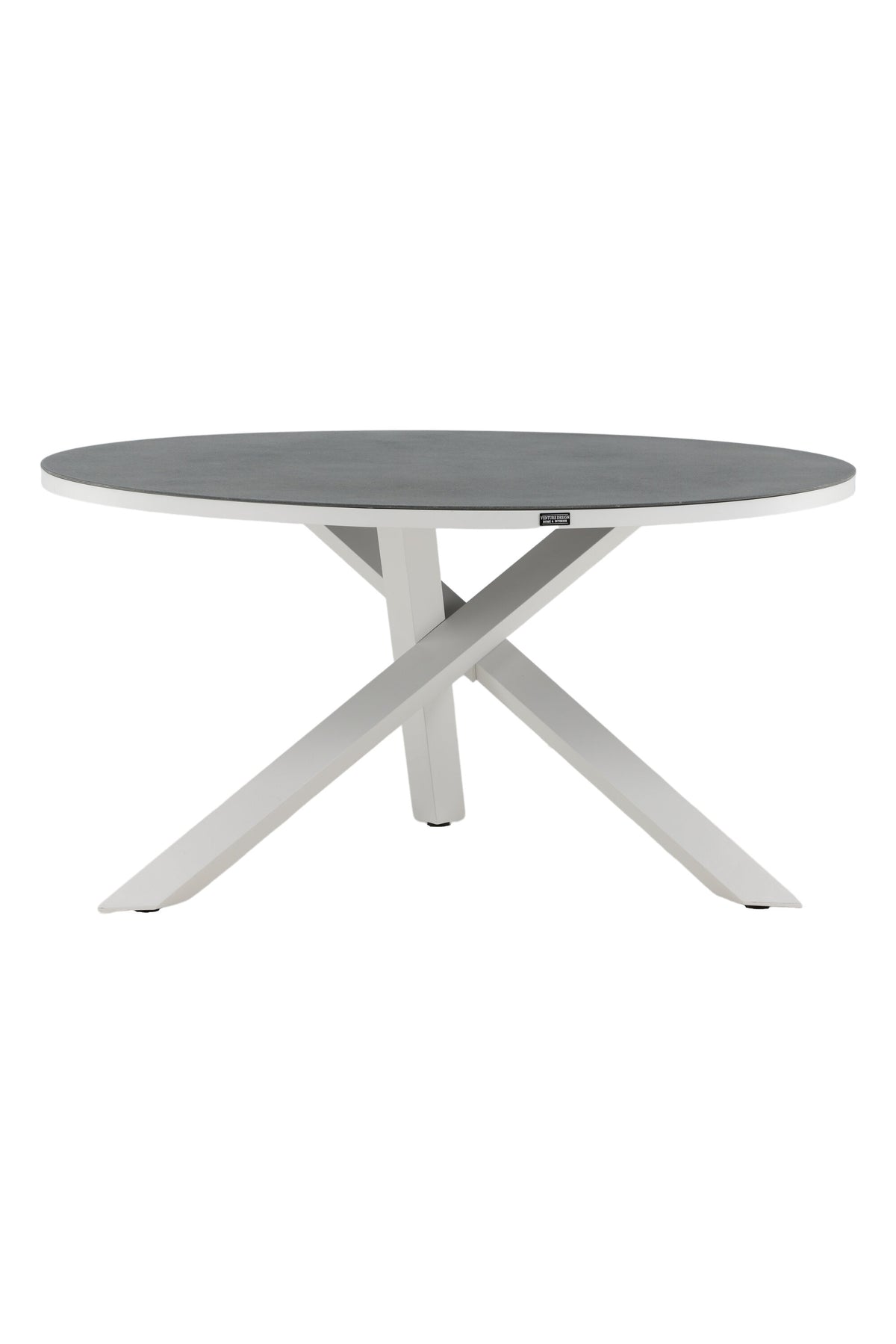 Copacabana Rundes Esstisch in Grau präsentiert im Onlineshop von KAQTU Design AG. Gartentisch ist von Venture Home