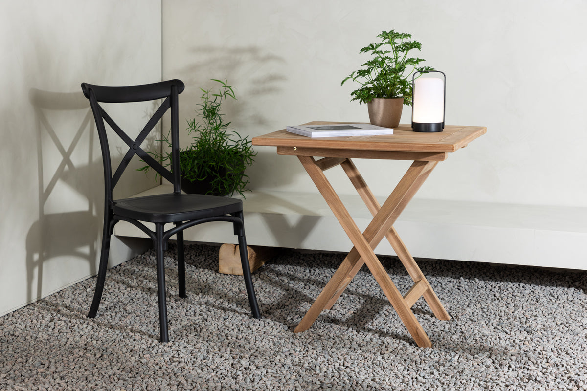Stylischer Kenya Outdoor Café Tisch von Venture Home, ideal für Garten und Terrasse, robust und wetterfest, perfektes Ambiente für entspannte Stunden.