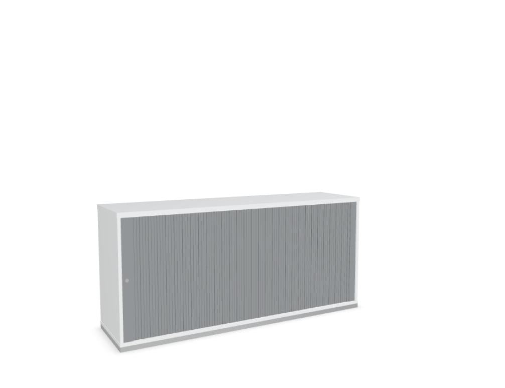 Standard A2L08 - Jalousieschrank in Eiche Natur präsentiert im Onlineshop von KAQTU Design AG. Büroschrank ist von Mdd