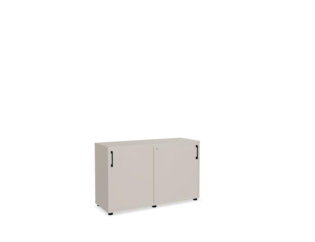 Standard A2P06K - Schiebetürenschrank in Weiss Pastell präsentiert im Onlineshop von KAQTU Design AG. Büroschrank ist von Mdd