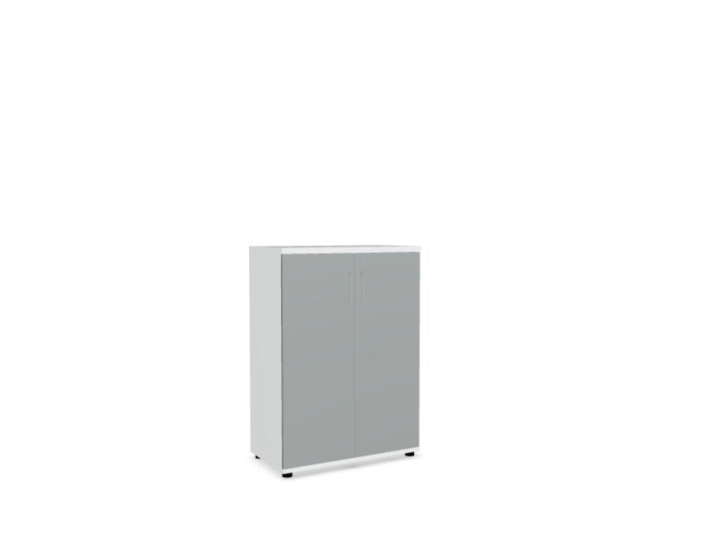 Standard A3104 - Schrank in Weiss Pastell präsentiert im Onlineshop von KAQTU Design AG. Büroschrank ist von Mdd