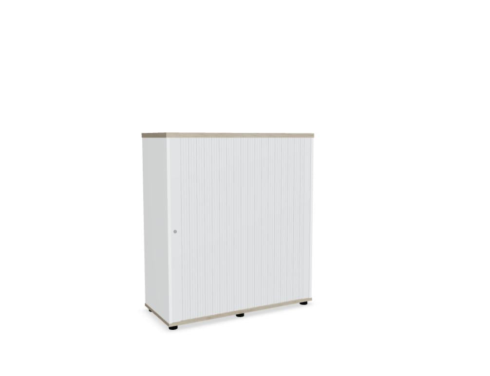 Standard A3L05 - Jalousieschrank in Eiche Natur präsentiert im Onlineshop von KAQTU Design AG. Büroschrank ist von Mdd