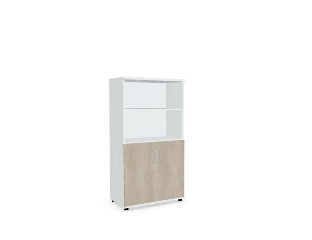Standard A4404K - Halbregal in Weiss Pastell präsentiert im Onlineshop von KAQTU Design AG. Standregal ist von Mdd