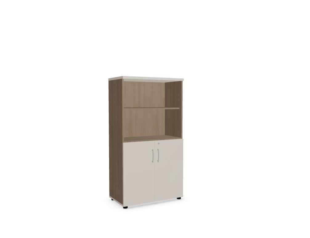 Standard A4404 - Halbregal in Weiss Pastell präsentiert im Onlineshop von KAQTU Design AG. Standregal ist von Mdd