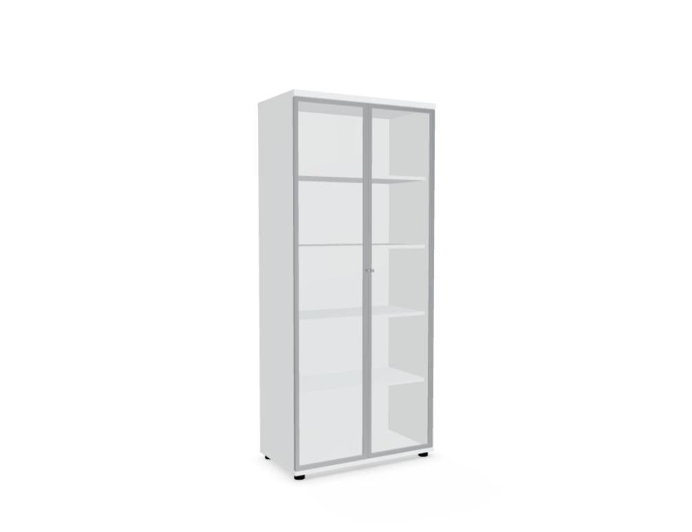 Standard A5504WK - Vitrine in Weiss Pastell präsentiert im Onlineshop von KAQTU Design AG. Vitrine ist von Mdd