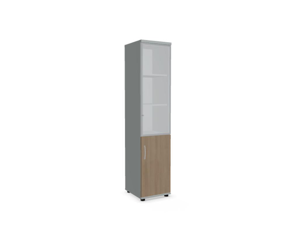 Standard A58P2W - Vitrine in Weiss Pastell präsentiert im Onlineshop von KAQTU Design AG. Vitrine ist von Mdd