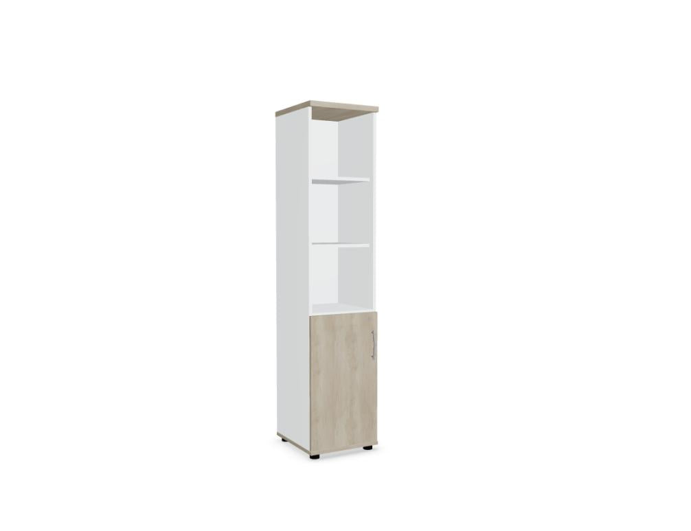 Standard A58P2 - Halbregal in Weiss Pastell präsentiert im Onlineshop von KAQTU Design AG. Standregal ist von Mdd