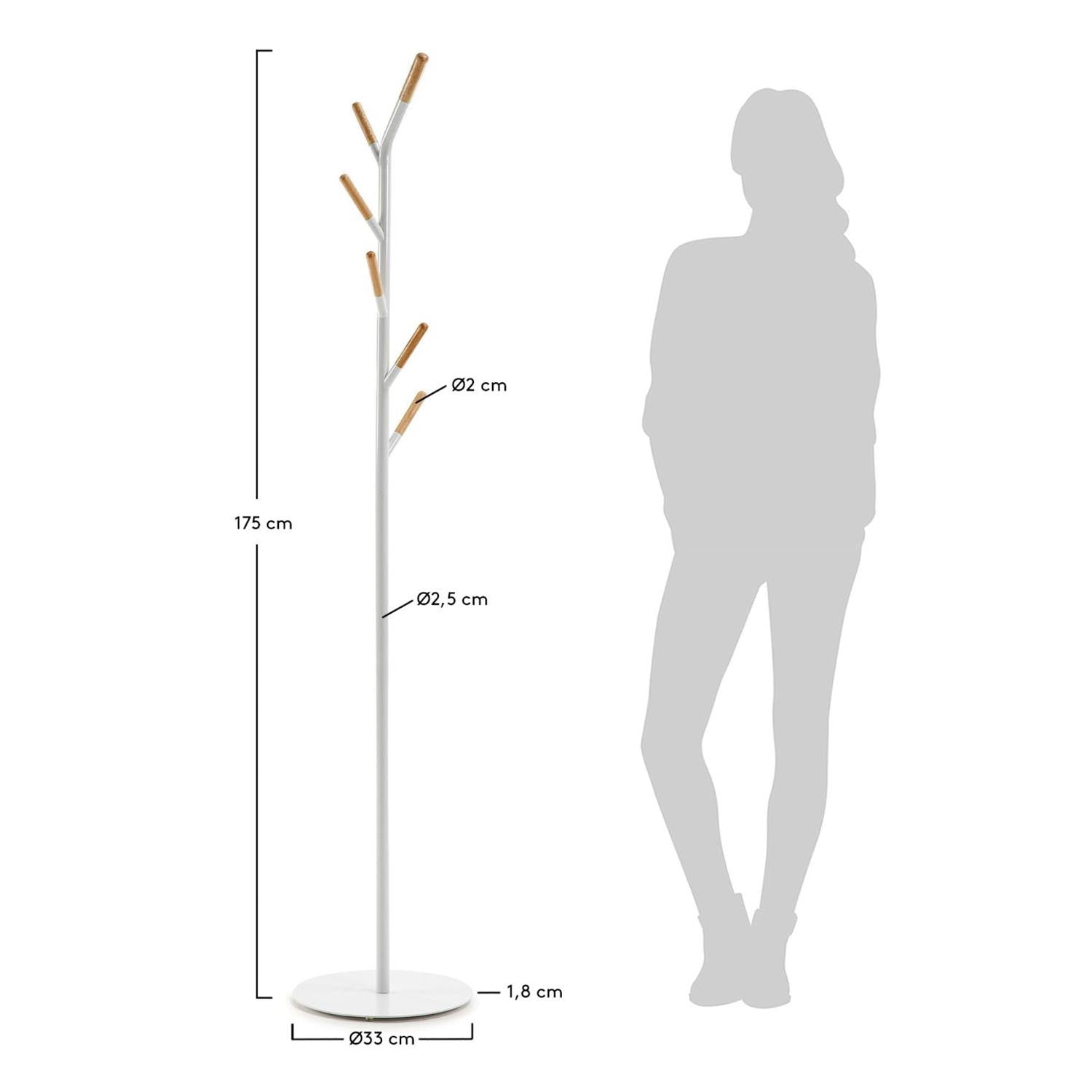 Stilvolle Garderobe Nerb 175 cm von Kave Home: Hochwertige Materialien und modernes Design für perfekten Stauraum in jedem Raum.