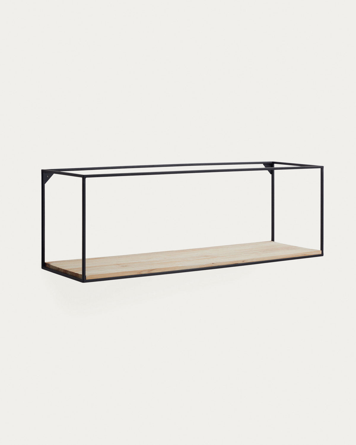 Elisha Wandregal 90 x 30 cm in Schwarz, Braun präsentiert im Onlineshop von KAQTU Design AG. Wandregal ist von Kave Home
