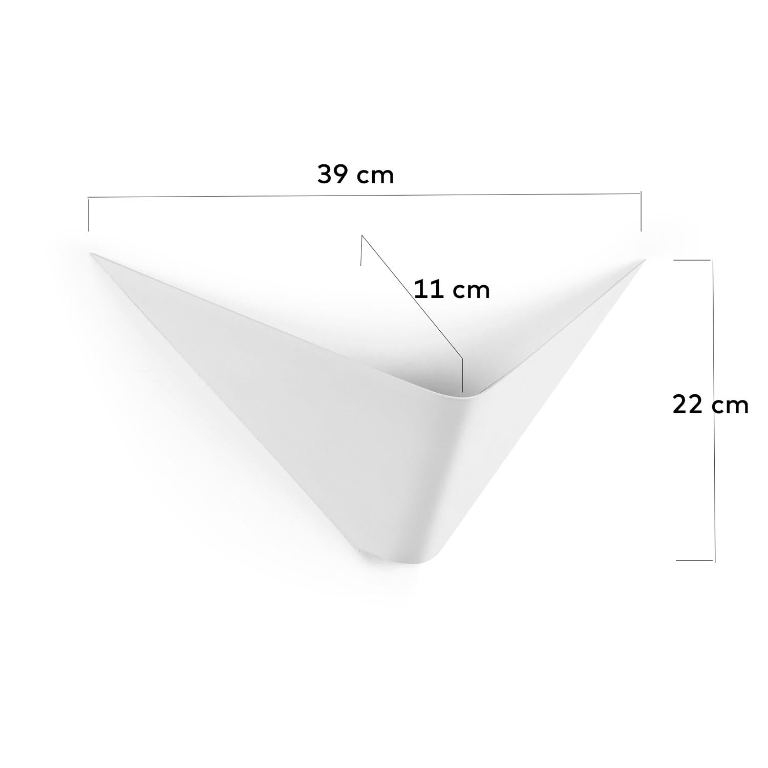 Ginebra Wandleuchte, weiss in Weiss präsentiert im Onlineshop von KAQTU Design AG. Wandleuchte ist von Kave Home