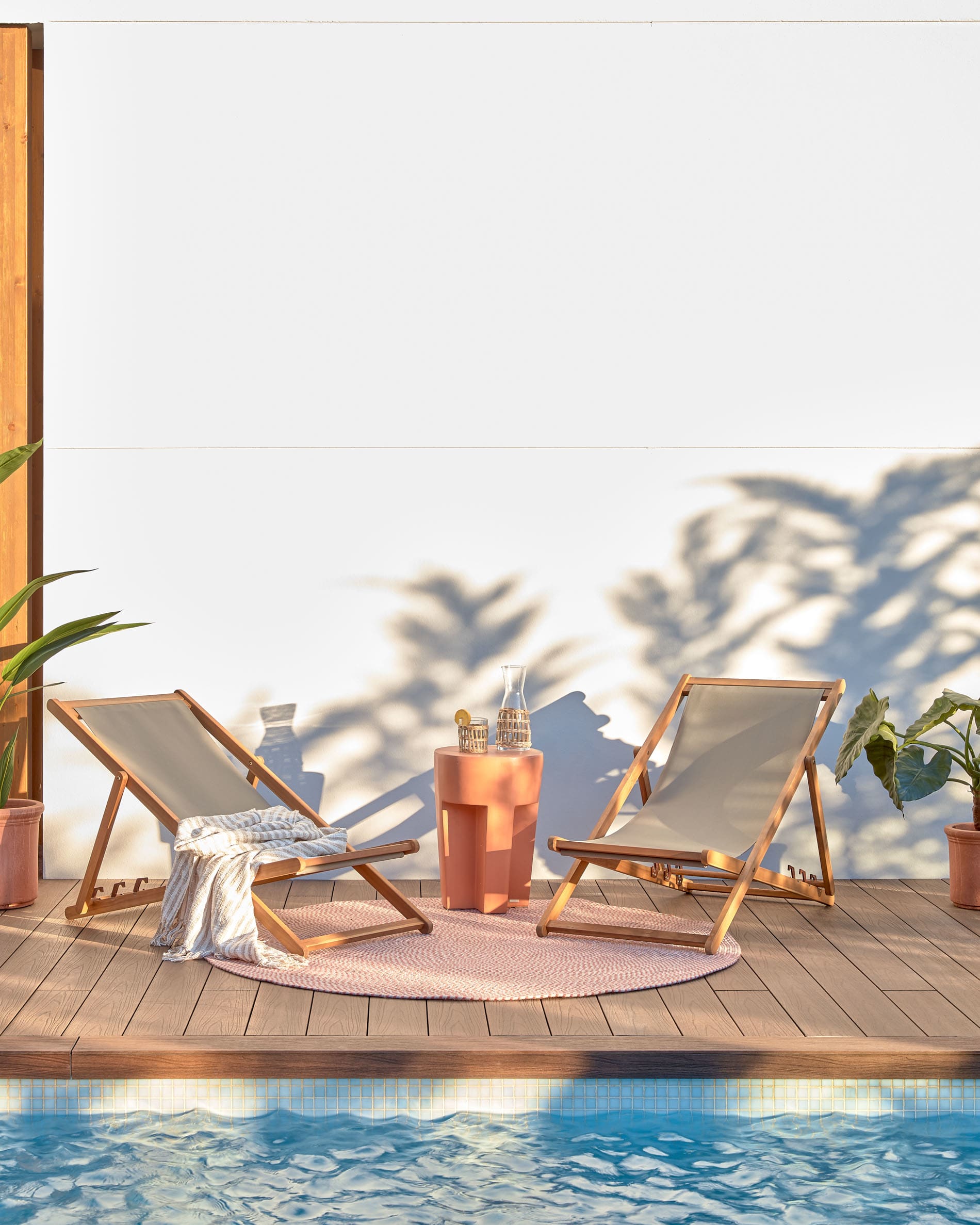 Runder Teppich aus 100% recyceltem PET in Terrakotta, Ø 150 cm. Nachhaltig, stilvoll und ideal für jeden Wohnraum.