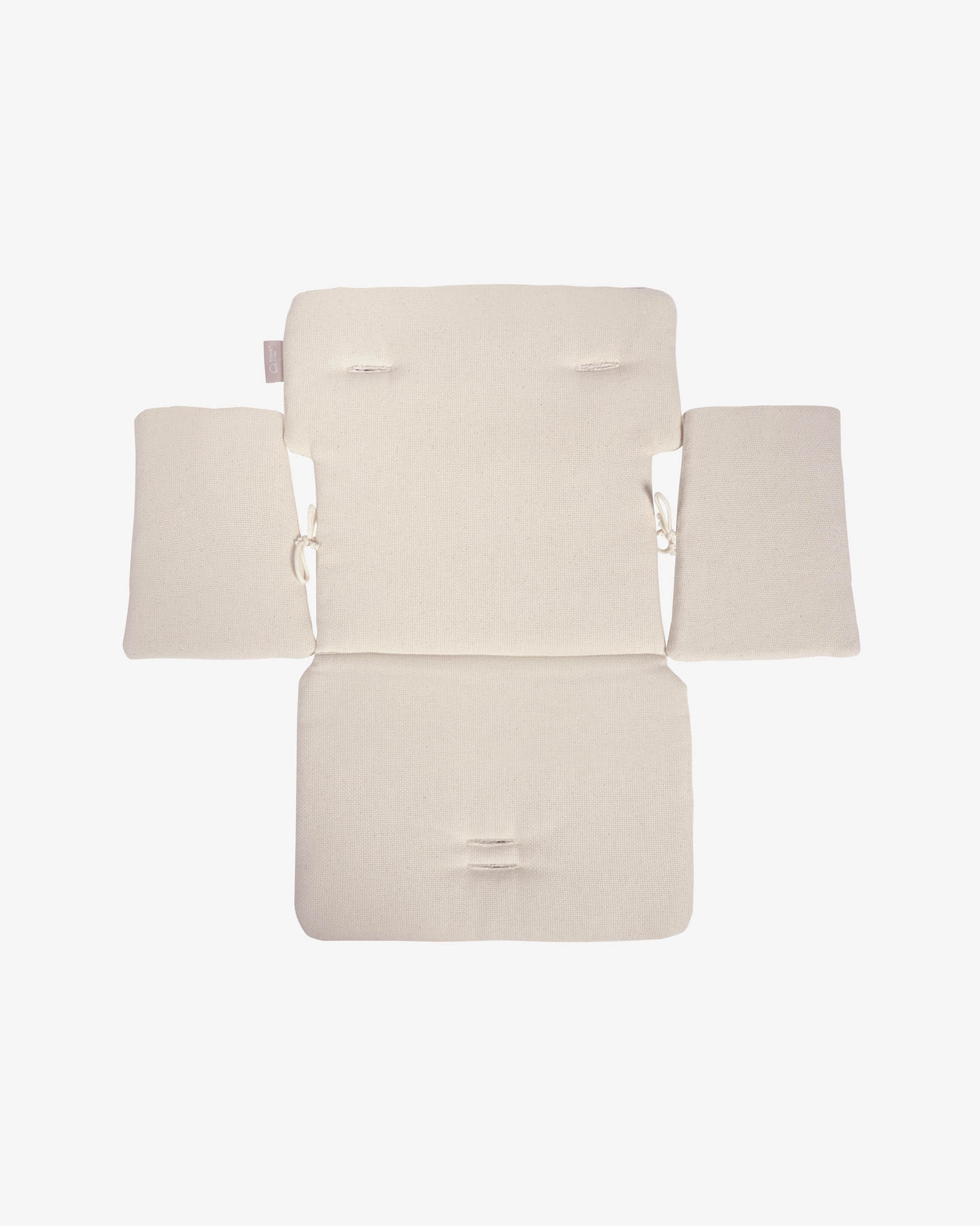 Hochstuhl Kissen für den Nuun von Kave Home, aus 100% Bio-Baumwolle (GOTS), bietet Komfort, Sicherheit und pflegeleichte Nutzung für Ihr Kind.