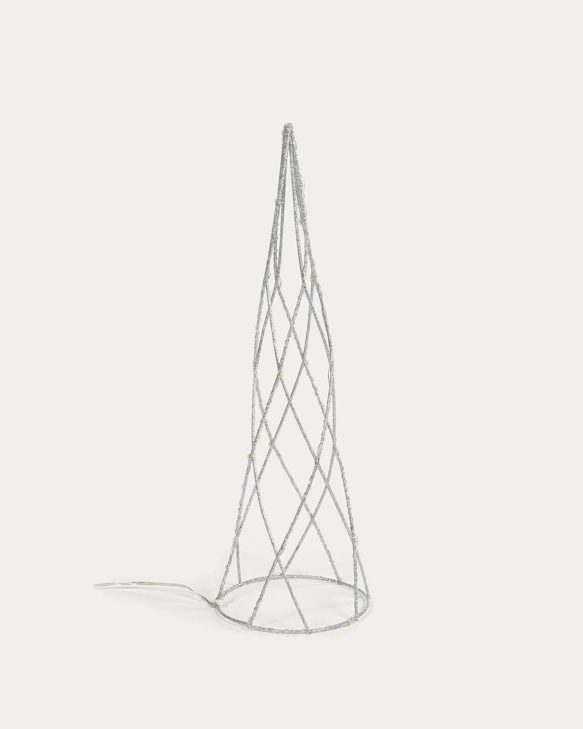 Shirly leuchtender Weihnachtsbaum grau in Silber präsentiert im Onlineshop von KAQTU Design AG. Pendelleuchte ist von Kave Home