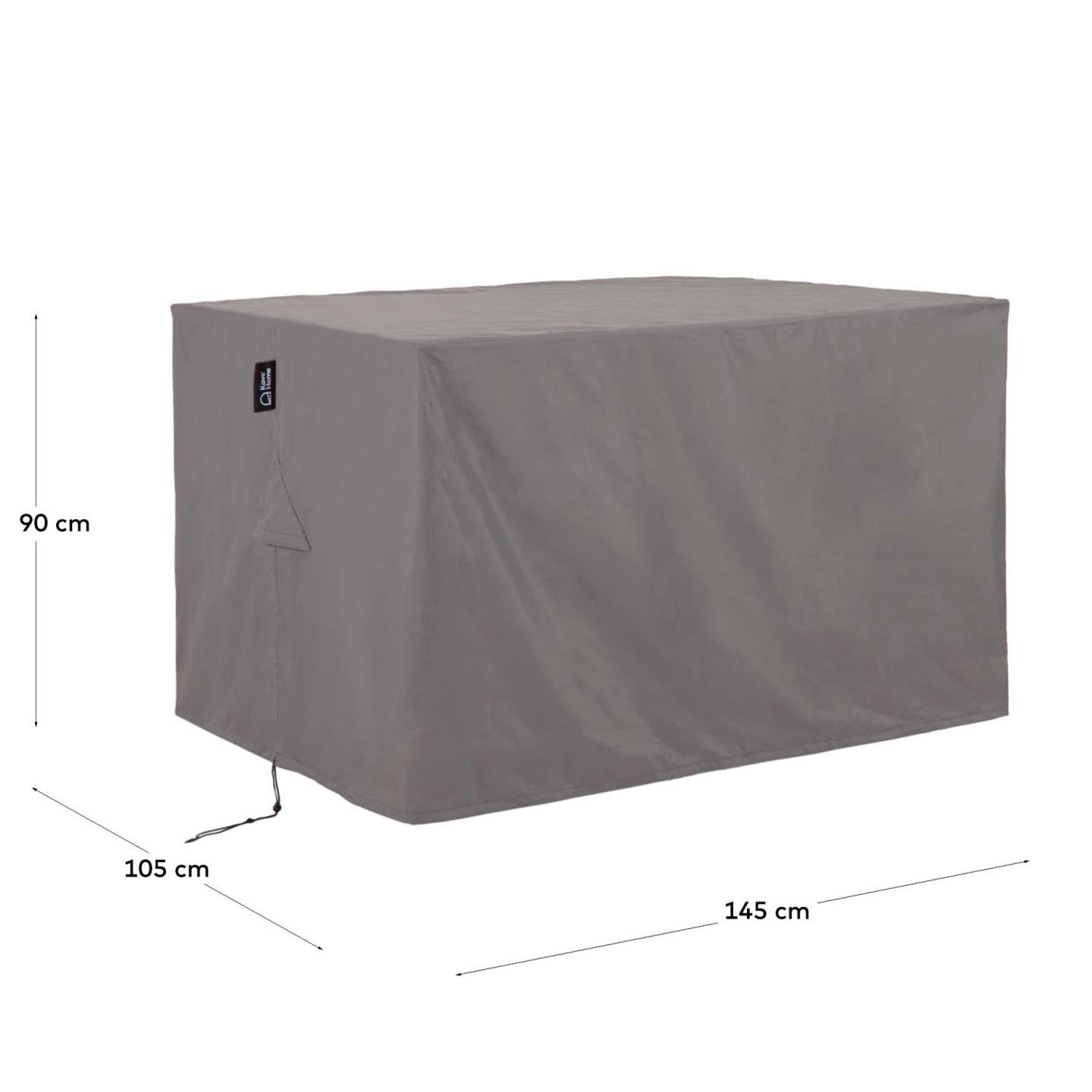 Iria Schutzhülle für 2-Sitzer Outdoor Sofa max. 145 x 105 cm in Grau präsentiert im Onlineshop von KAQTU Design AG. Outdoor-Accessoire ist von Kave Home