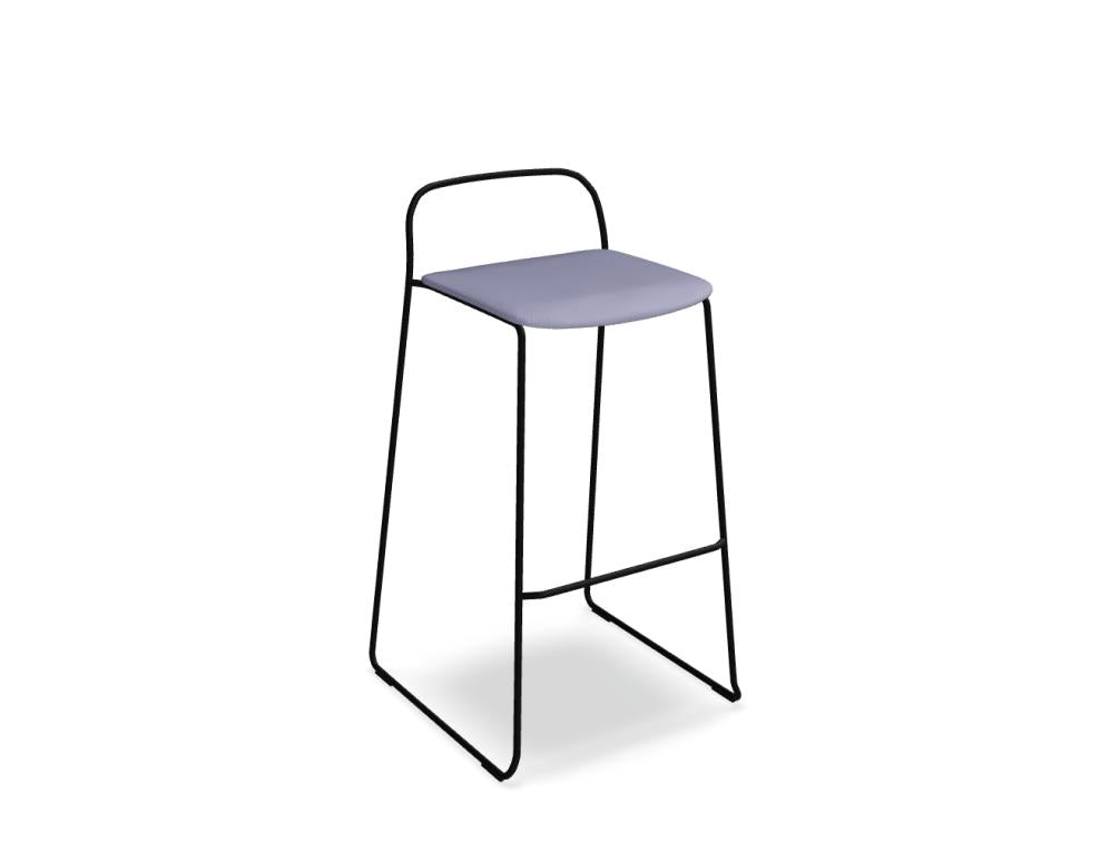 Afi AFT01 - gepolsterter Barhocker in Anthrazit präsentiert im Onlineshop von KAQTU Design AG. Barhocker ist von Mdd