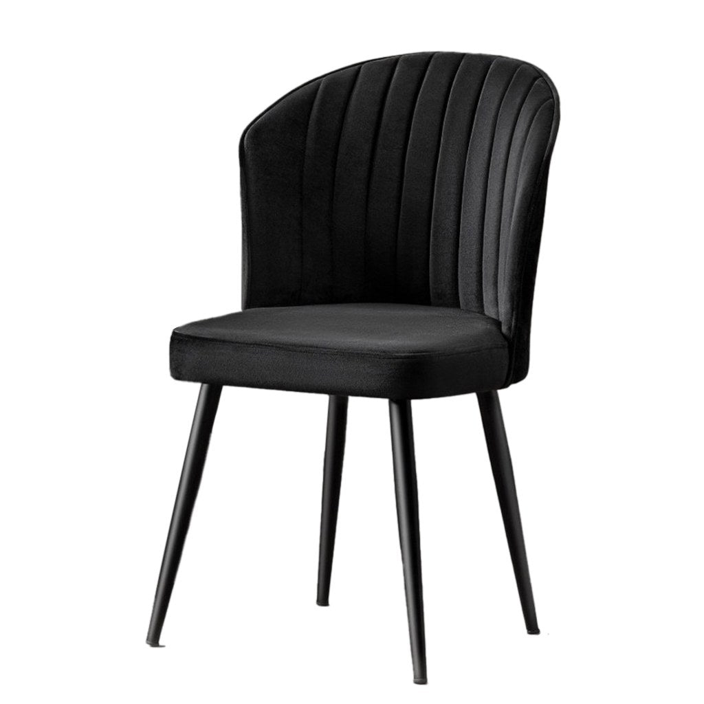 Rubi - Black in Schwarz präsentiert im Onlineshop von KAQTU Design AG. Stuhl ist von Hanah Home