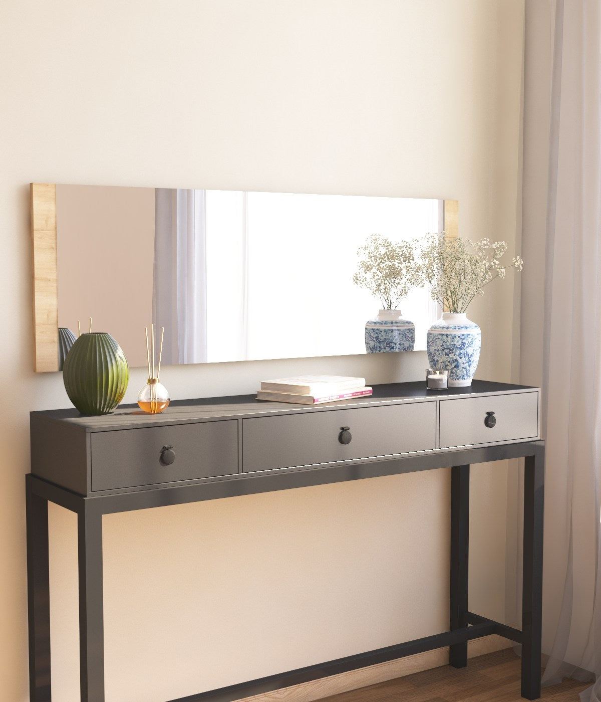 Azus Spiegel - Natürlich in Natürlich präsentiert im Onlineshop von KAQTU Design AG. Wandspiegel ist von Hanah Home