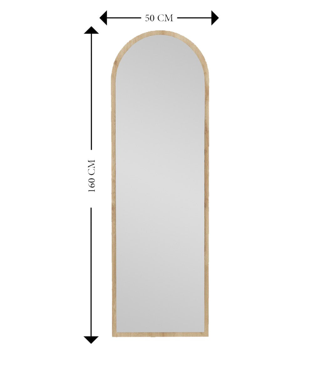 Emma Spiegel - Natürlich in Natürlich präsentiert im Onlineshop von KAQTU Design AG. Wandspiegel ist von Hanah Home