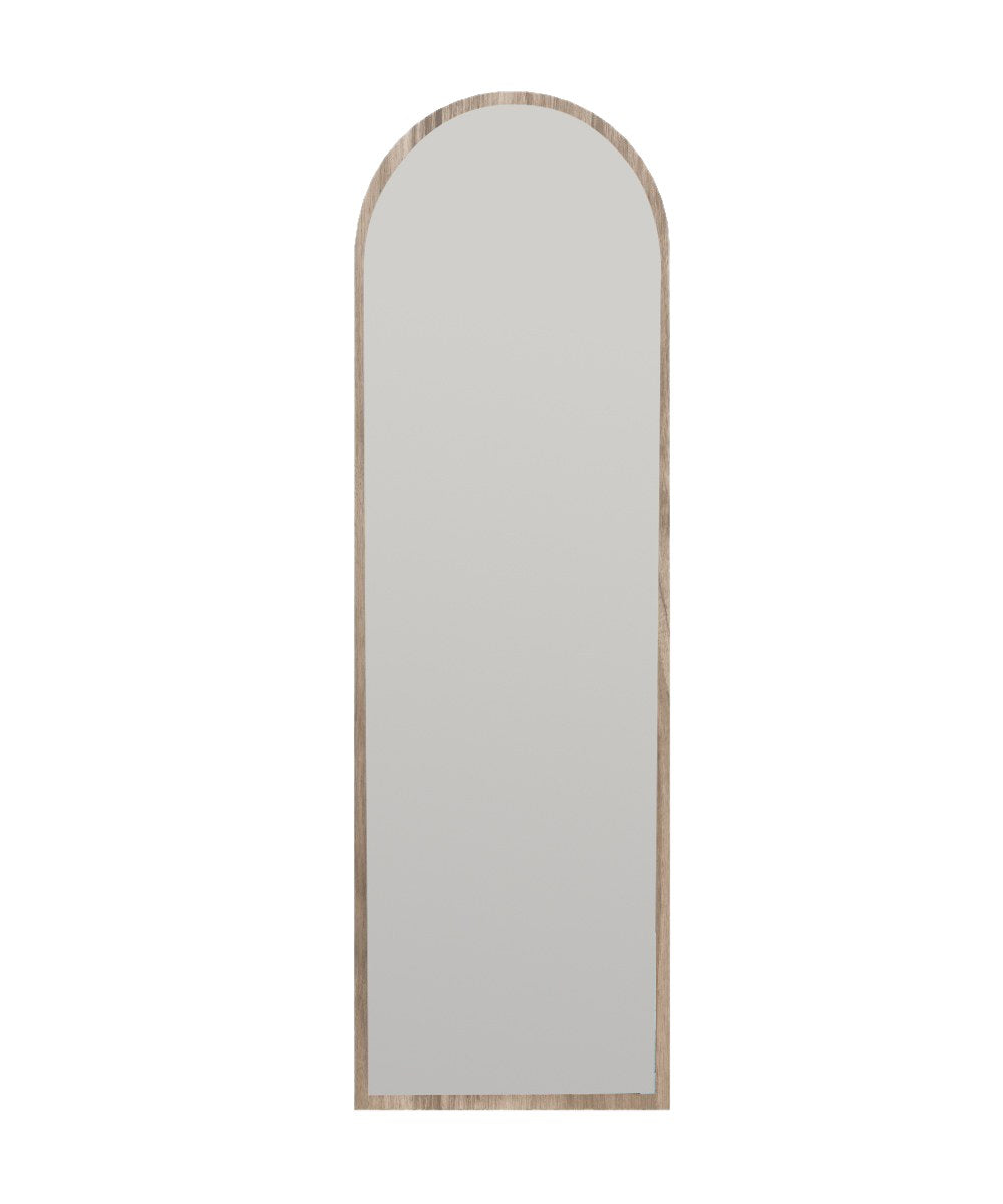 Emma Spiegel - Walnuss in Walnuss präsentiert im Onlineshop von KAQTU Design AG. Wandspiegel ist von Hanah Home