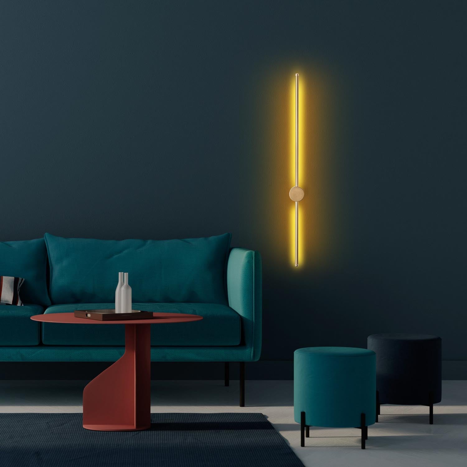 Verleihen Sie Ihrem Raum mit der goldenen Sword Wandleuchte von Opviq einen Hauch von Eleganz und Gemütlichkeit. Ideal für jedes Zuhause!