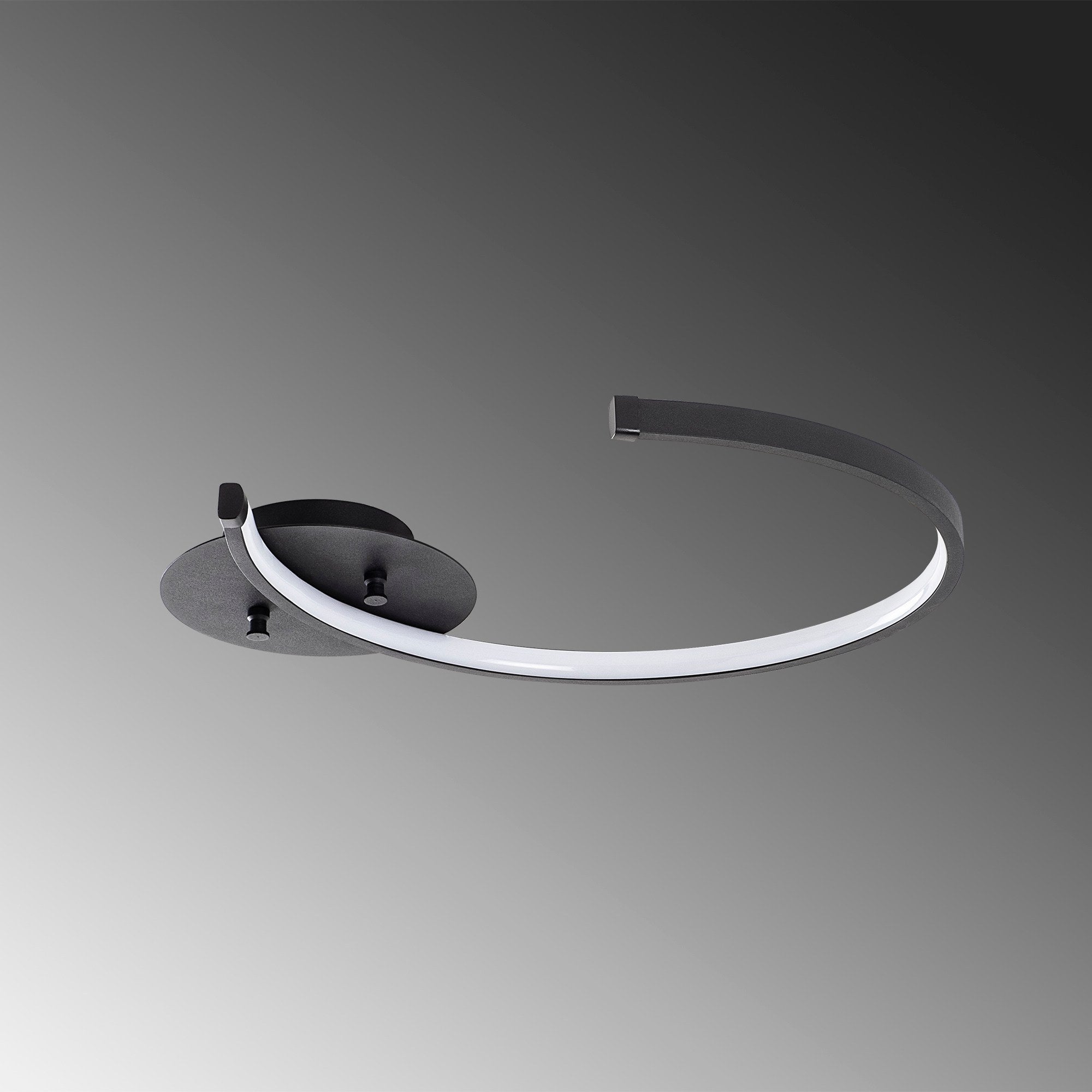 Stilvolle Moon Deckenleuchte in elegantem Schwarz von Opviq. Perfekte Kombination aus modernem Design und warmer LED-Beleuchtung für jeden Raum.