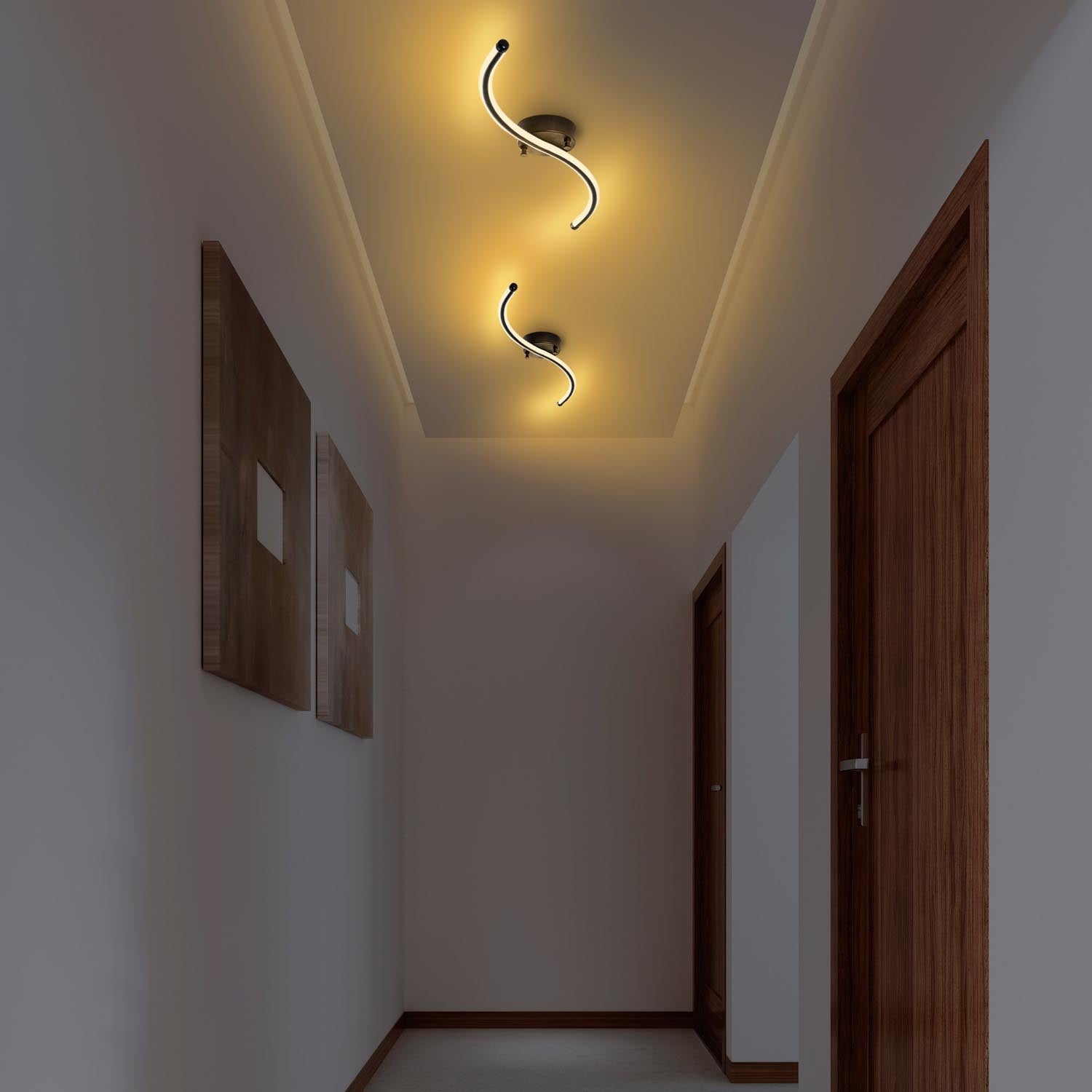 Entdecken Sie die Yılan Deckenleuchte von Opviq in elegantem Schwarz. Ihr modernes Design und warmes Licht schaffen eine einladende Atmosphäre in jedem Raum.