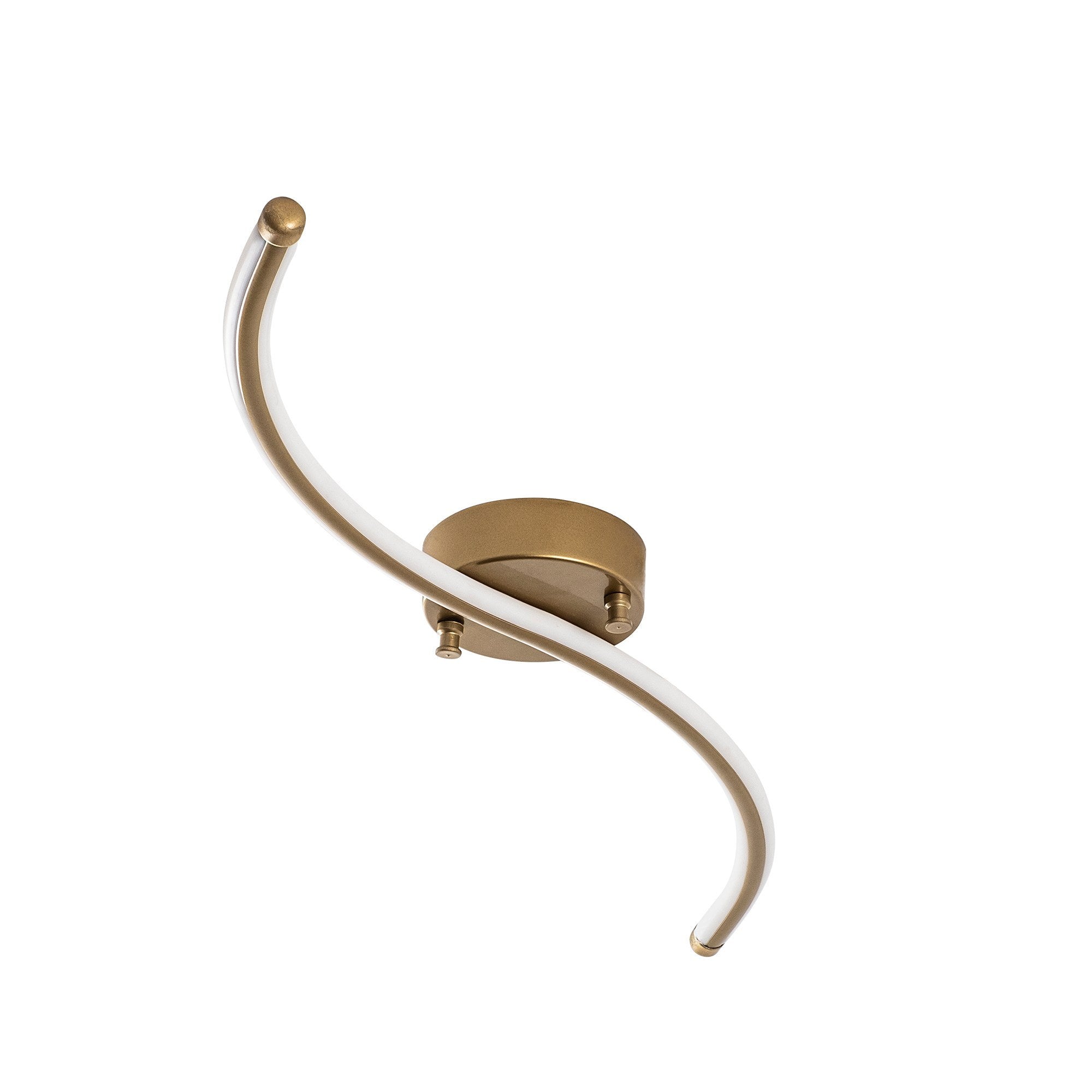 Elegante Yılan Deckenleuchte in Gold von Opviq. Verleihen Sie Ihrem Raum mit warmem Licht und zeitloser Schönheit einen Hauch von Luxus.