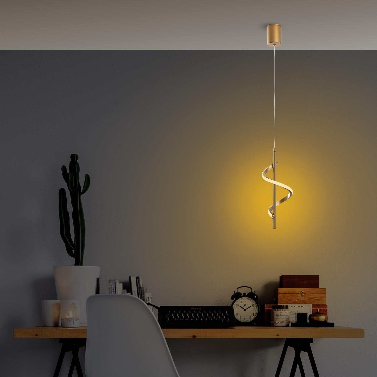 Entdecken Sie die elegante Lıkma Pendelleuchte in Gold von Opviq. Perfekt für stilvolle Akzente in jedem Raum, vereint sie modernes Design mit warmem Licht.