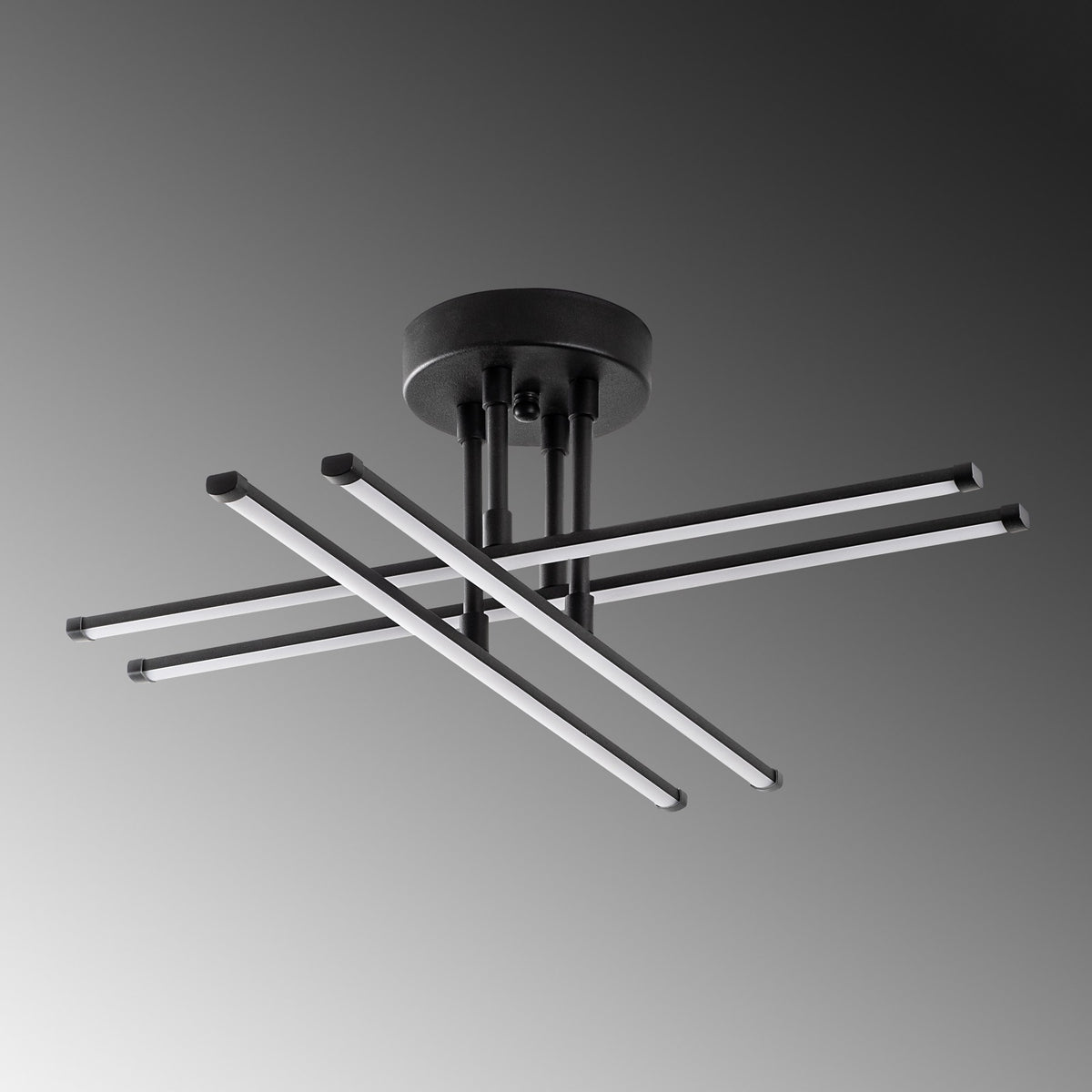 Exhaust Deckenleuchte - Schwarz in Schwarz präsentiert im Onlineshop von KAQTU Design AG. Deckenleuchte ist von Opviq