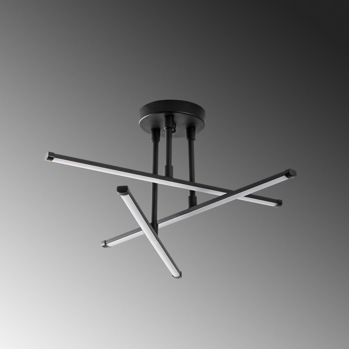 Ledflower Deckenleuchte - Schwarz in Schwarz präsentiert im Onlineshop von KAQTU Design AG. Deckenleuchte ist von Opviq
