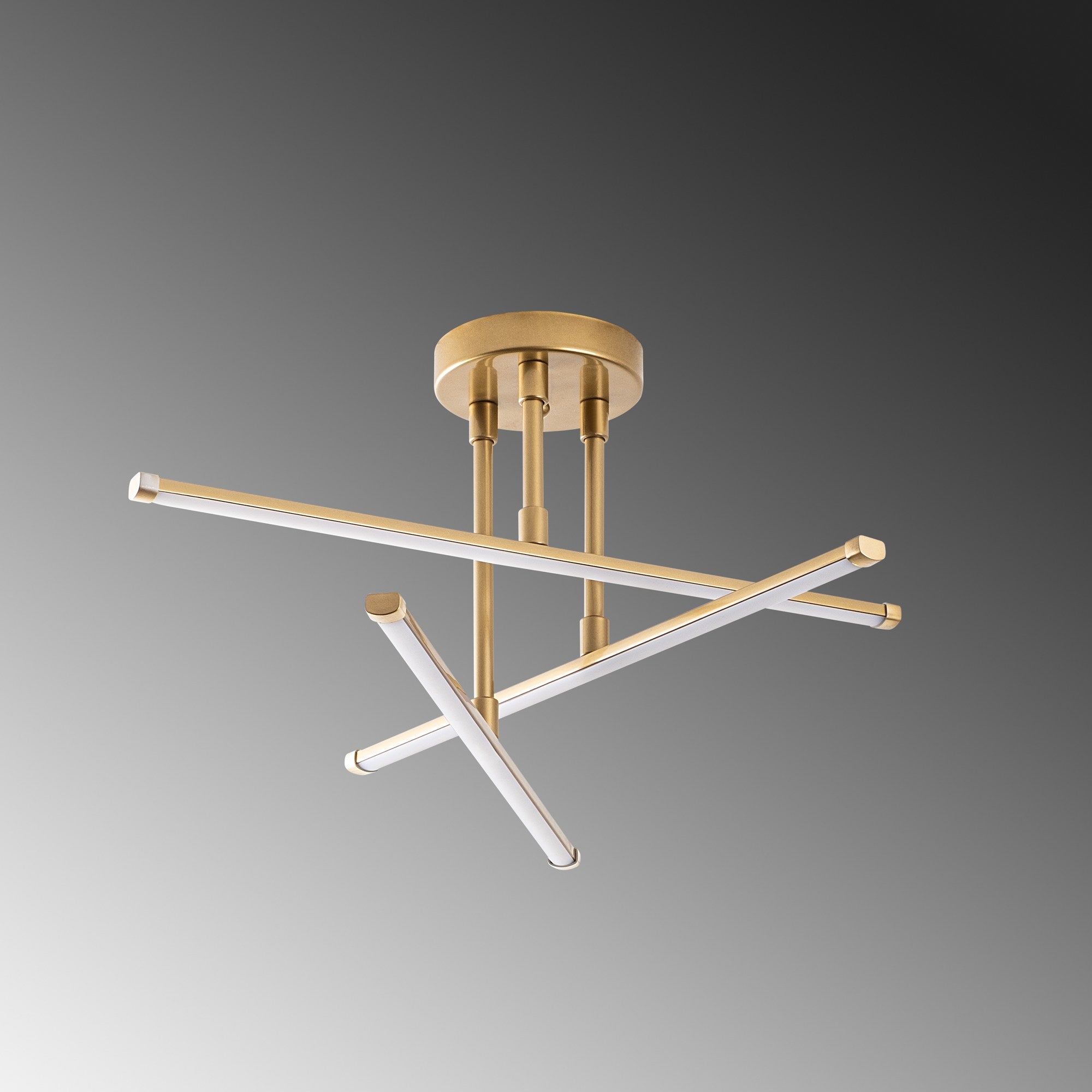 Erleben Sie die Ledflower Deckenleuchte in Gold von Opviq – ein elegantes Design, das Ihr Zuhause mit warmem Licht und zeitloser Schönheit bereichert.